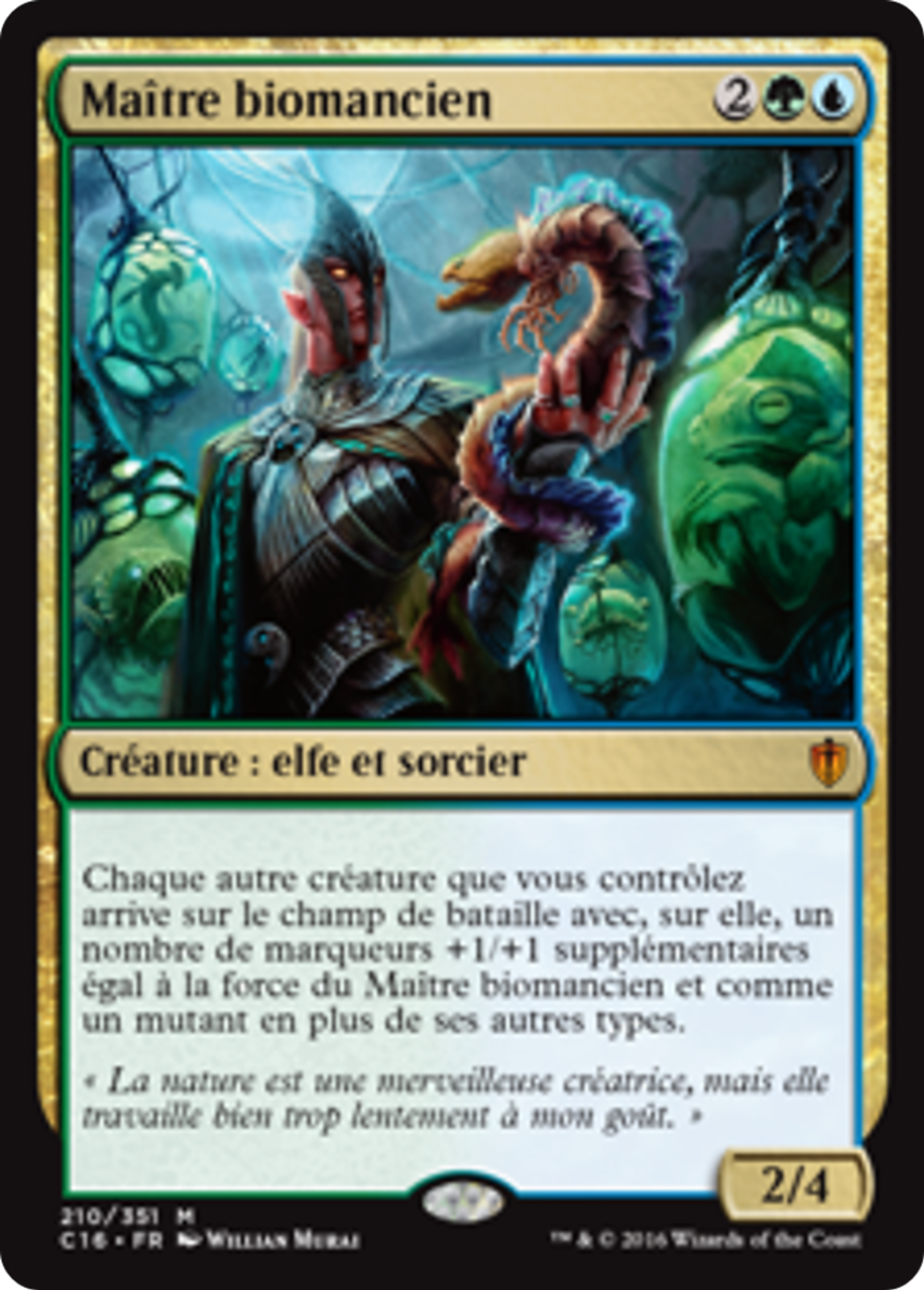 Maître biomancien — Commander 2016 — Magic: The Gathering