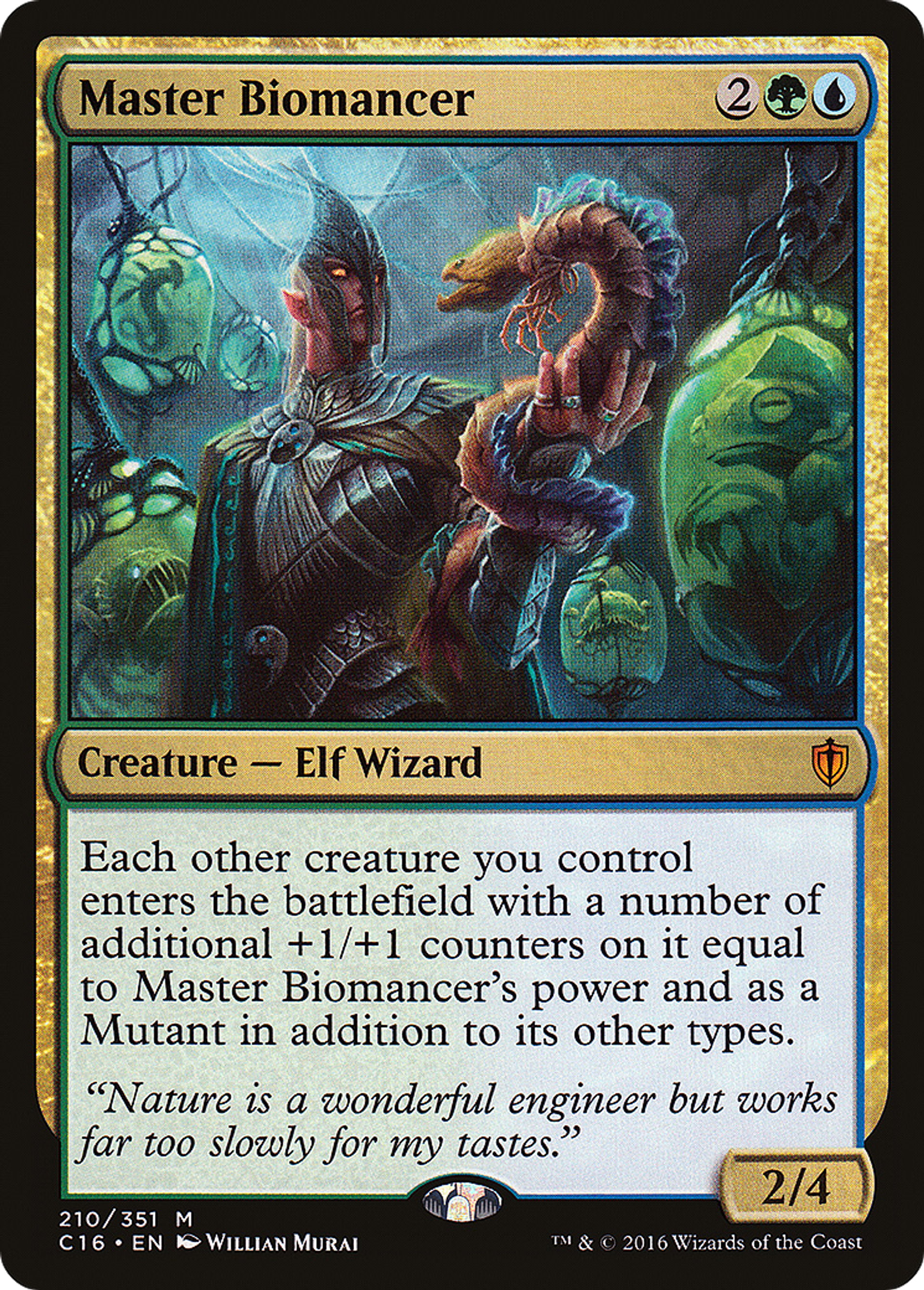 Master Biomancer — Commander 2016 — Magic: The Gathering
