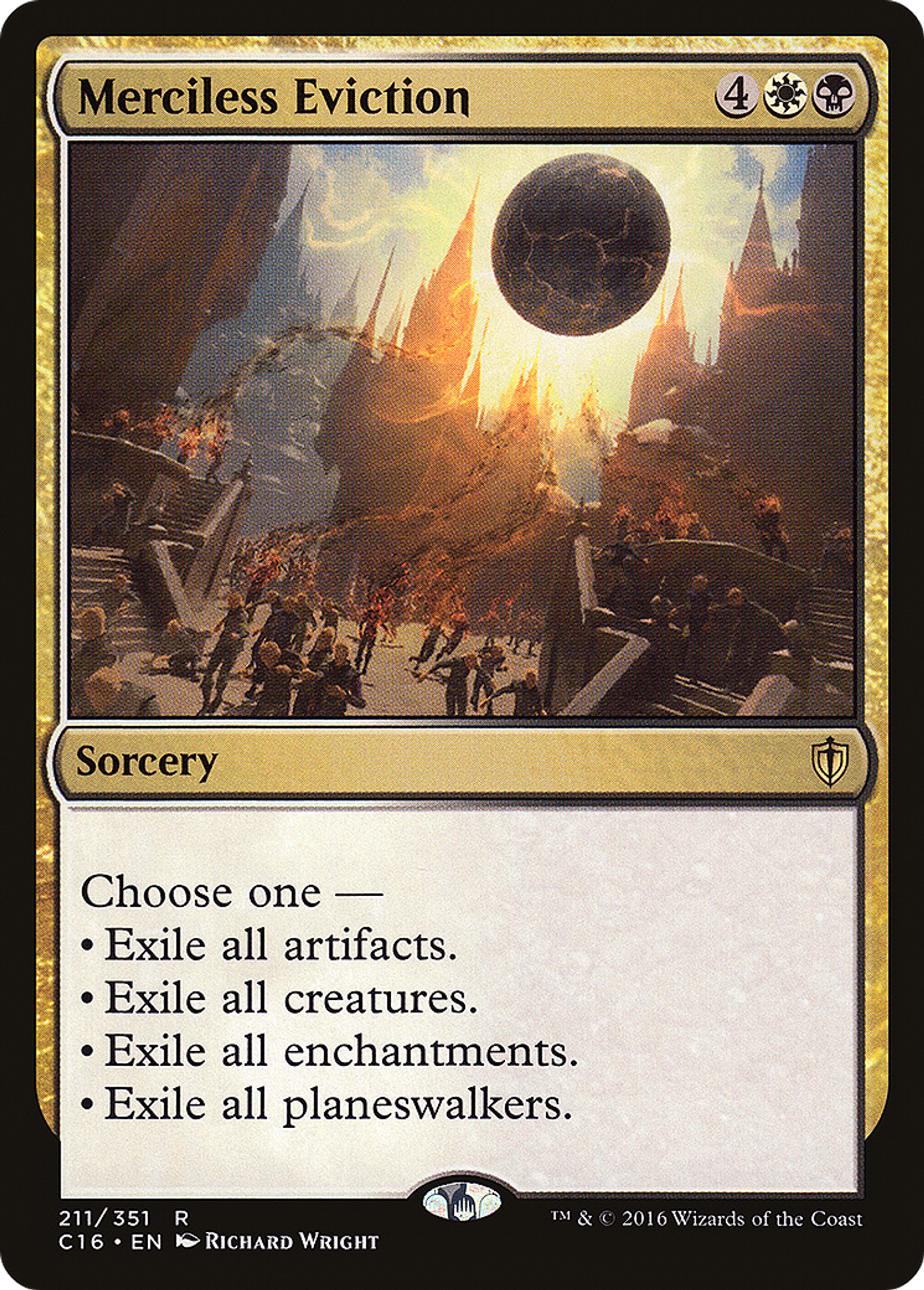 Merciless Eviction — Commander 2016 — Magic: The Gathering