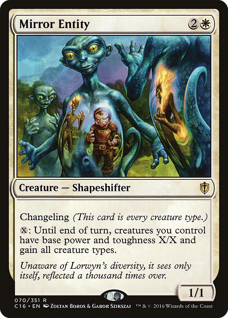 Mirror Entity — Commander 2016 — Magic: The Gathering