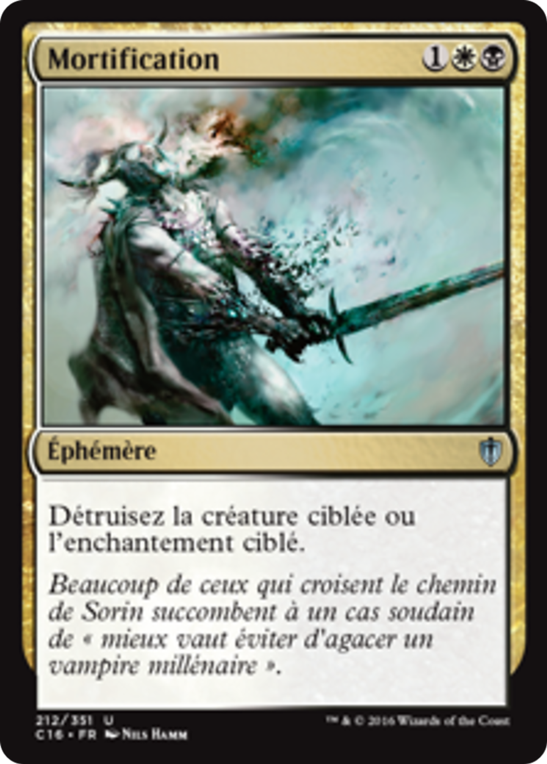 Mortification — Commander 2016 — Magic: The Gathering