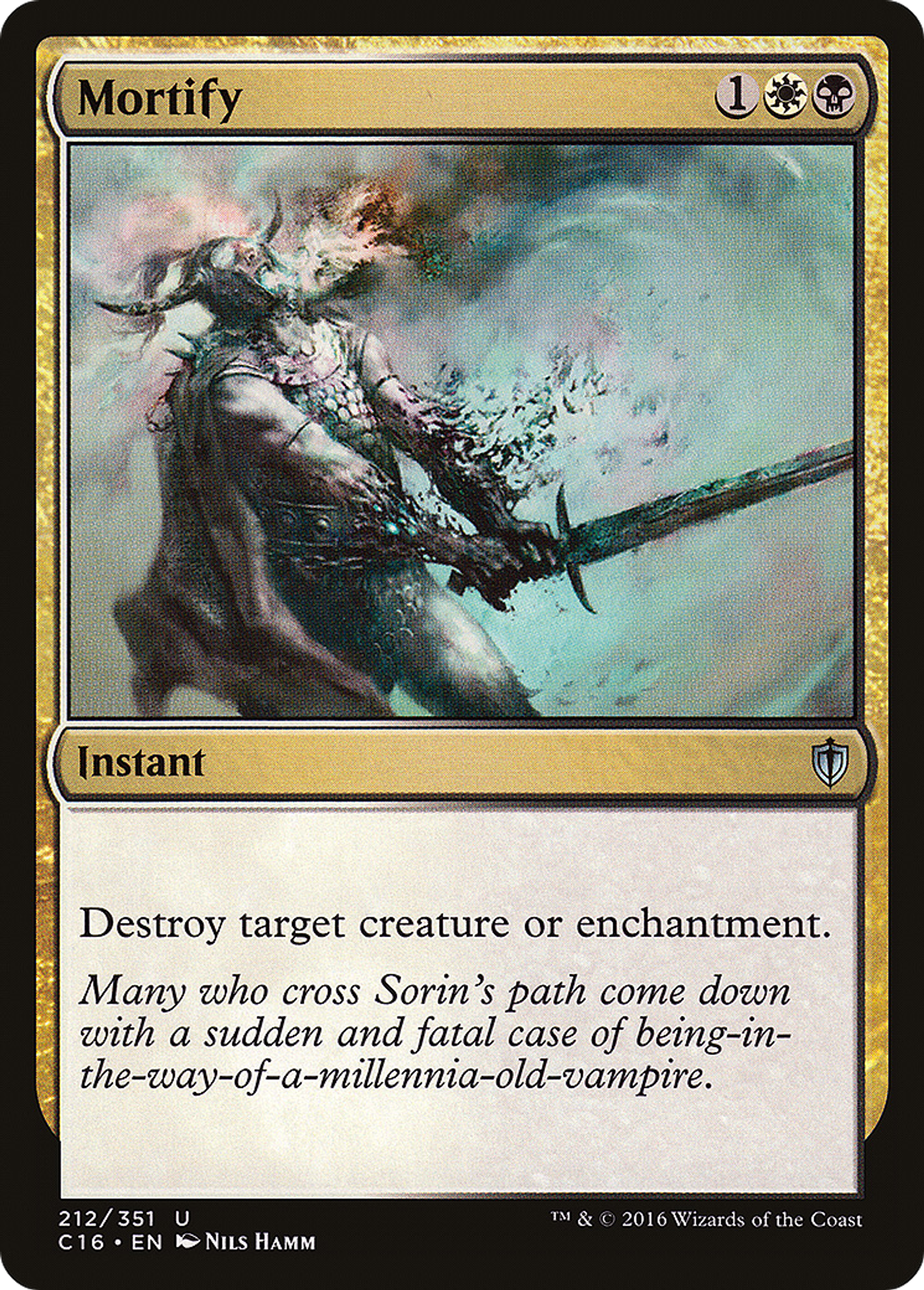 Mortify — Commander 2016 — Magic: The Gathering