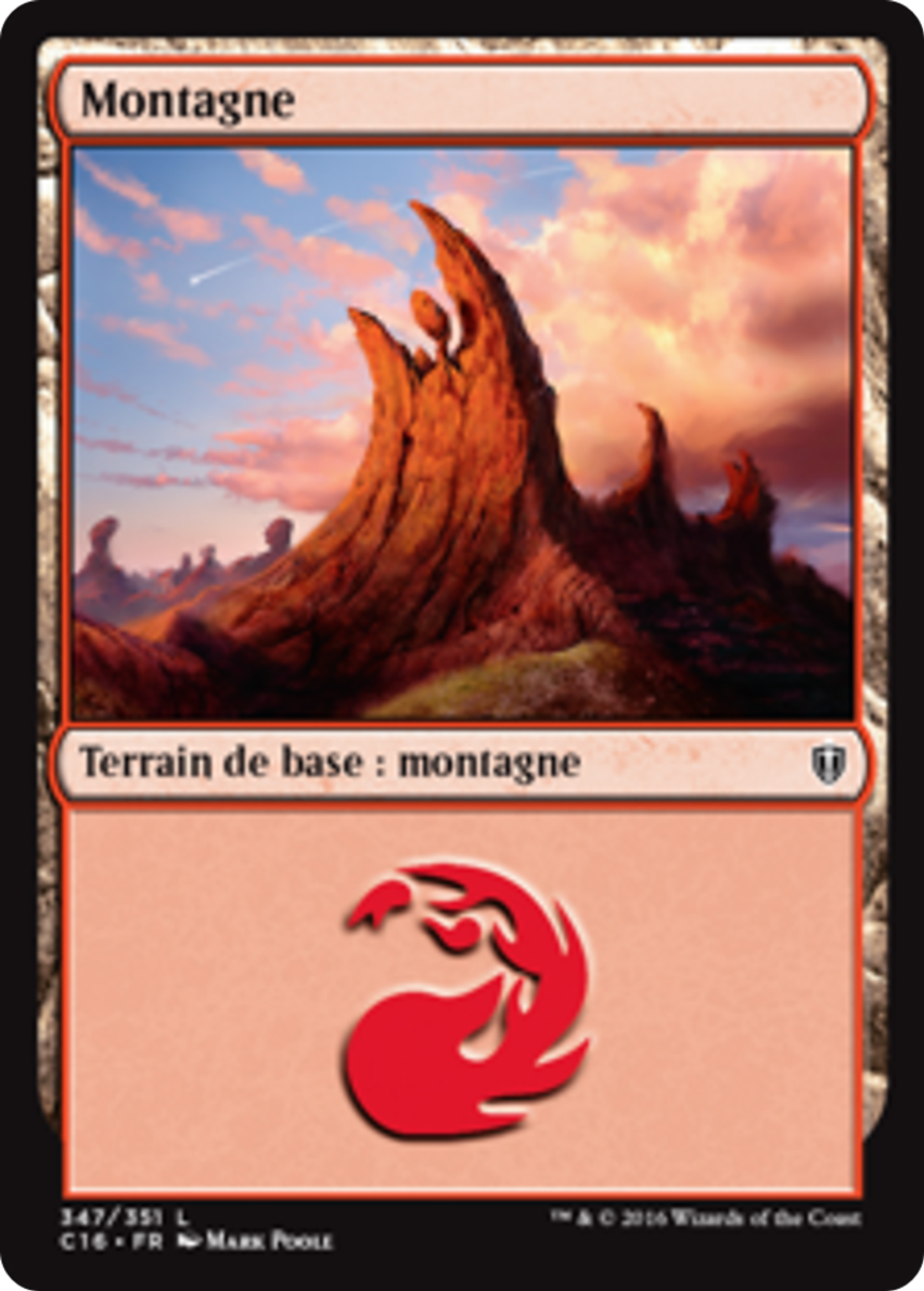 Montagne — Commander 2016 — Magic: The Gathering