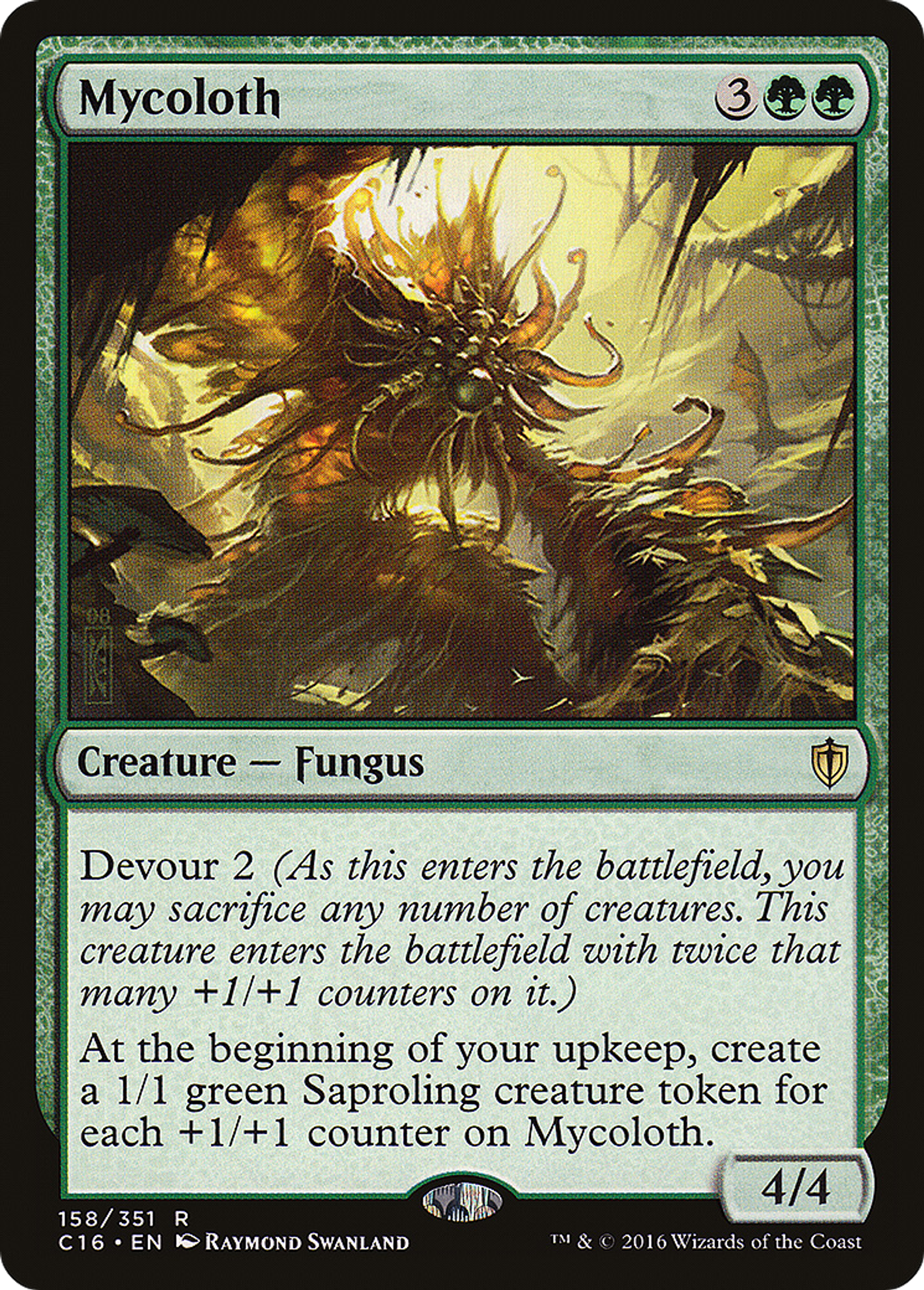 Mycoloth — Commander 2016 — Magic: The Gathering