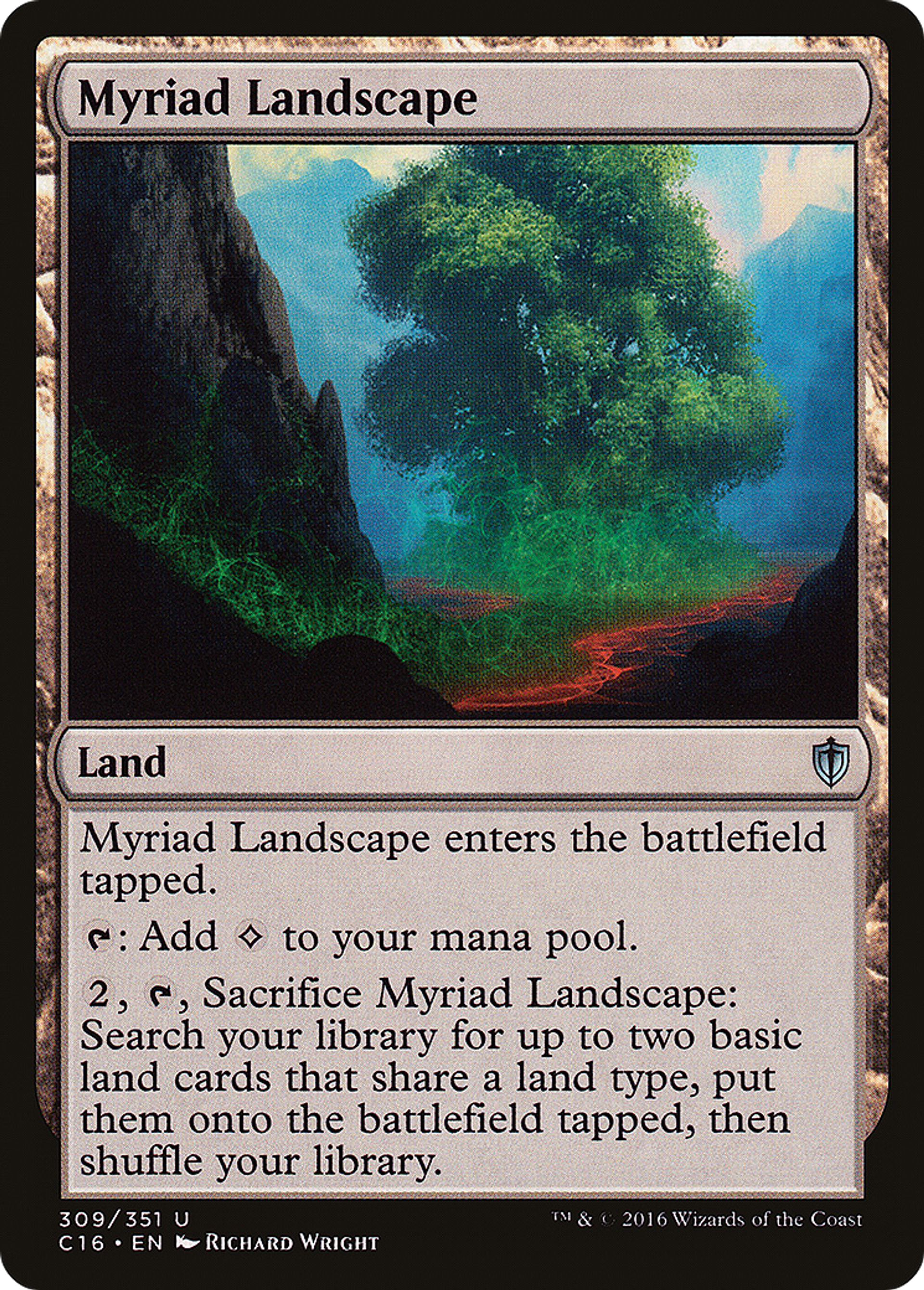 Myriad Landscape — Commander 2016 — Magic: The Gathering