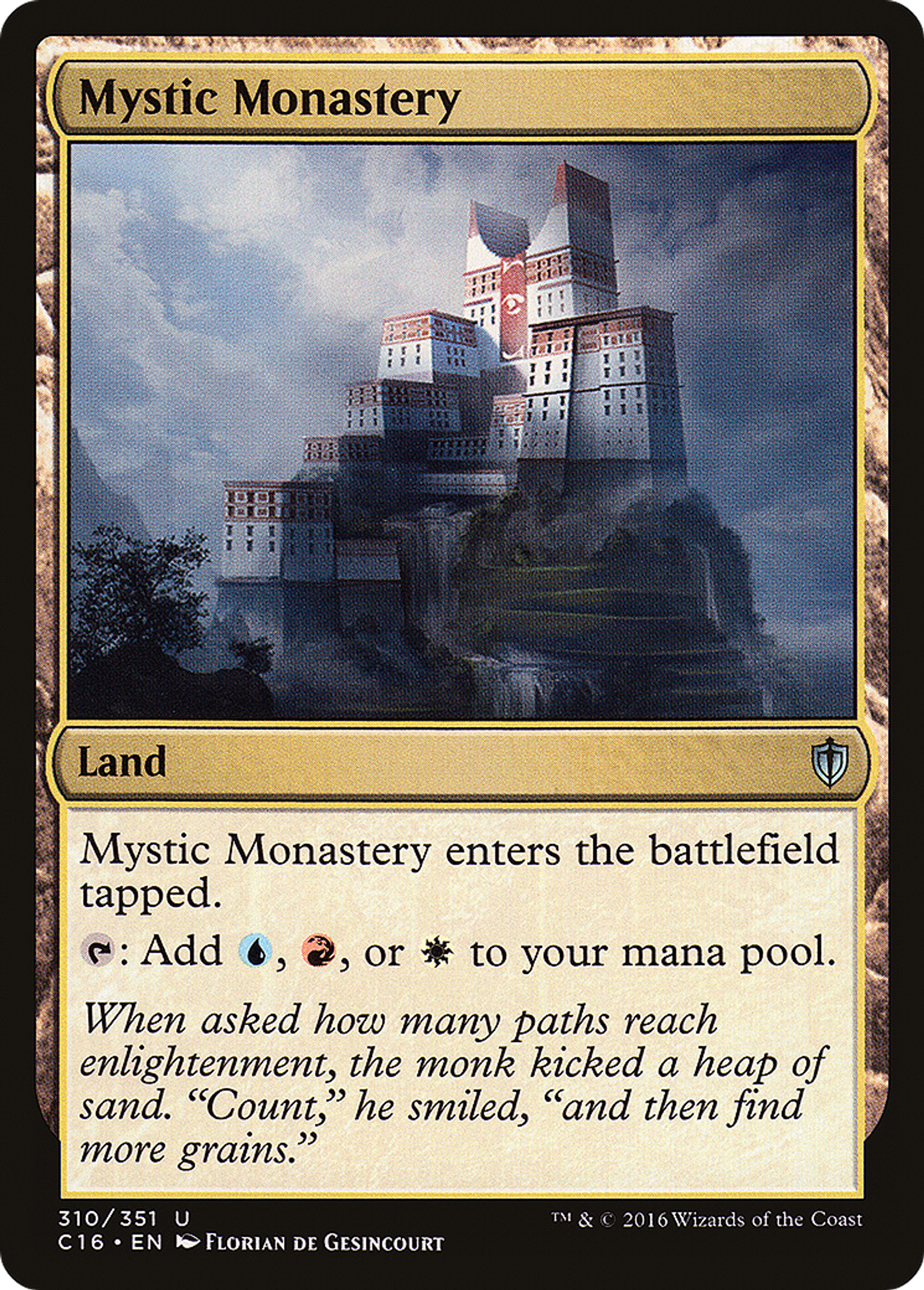 Mystic Monastery — Commander 2016 — Magic: The Gathering