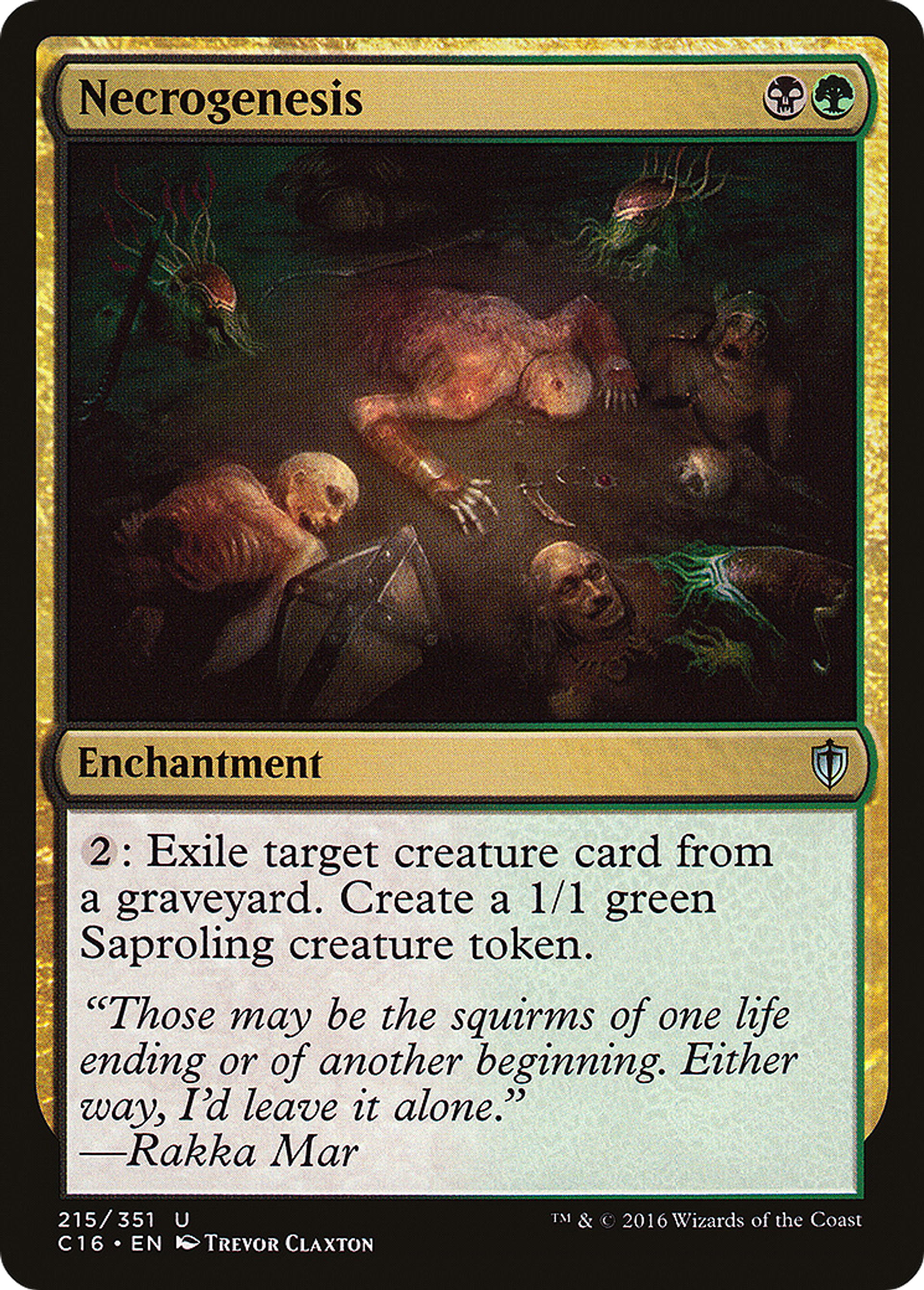 Necrogenesis — Commander 2016 — Magic: The Gathering