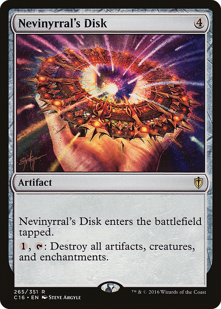 Nevinyrral's Disk — Commander 2016 — Magic: The Gathering