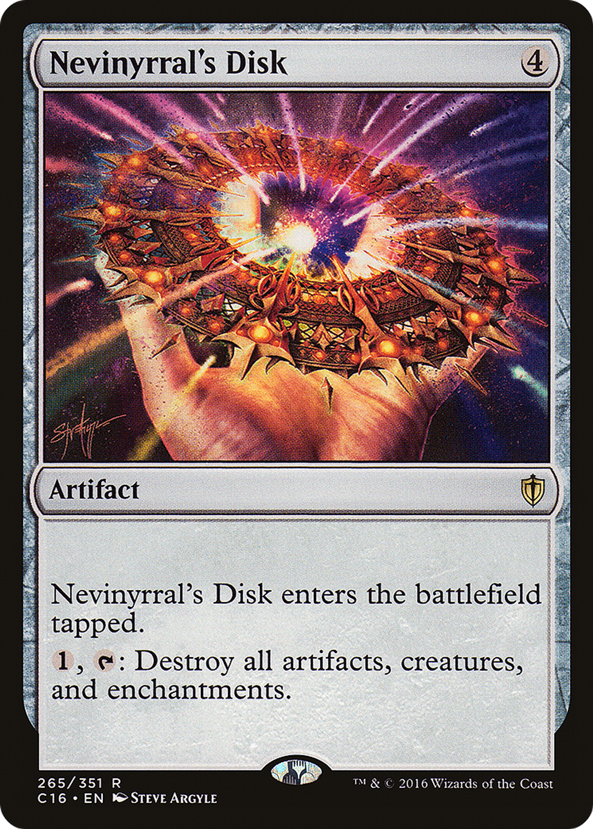 Nevinyrral's Disk — Commander 2016 — Magic: The Gathering