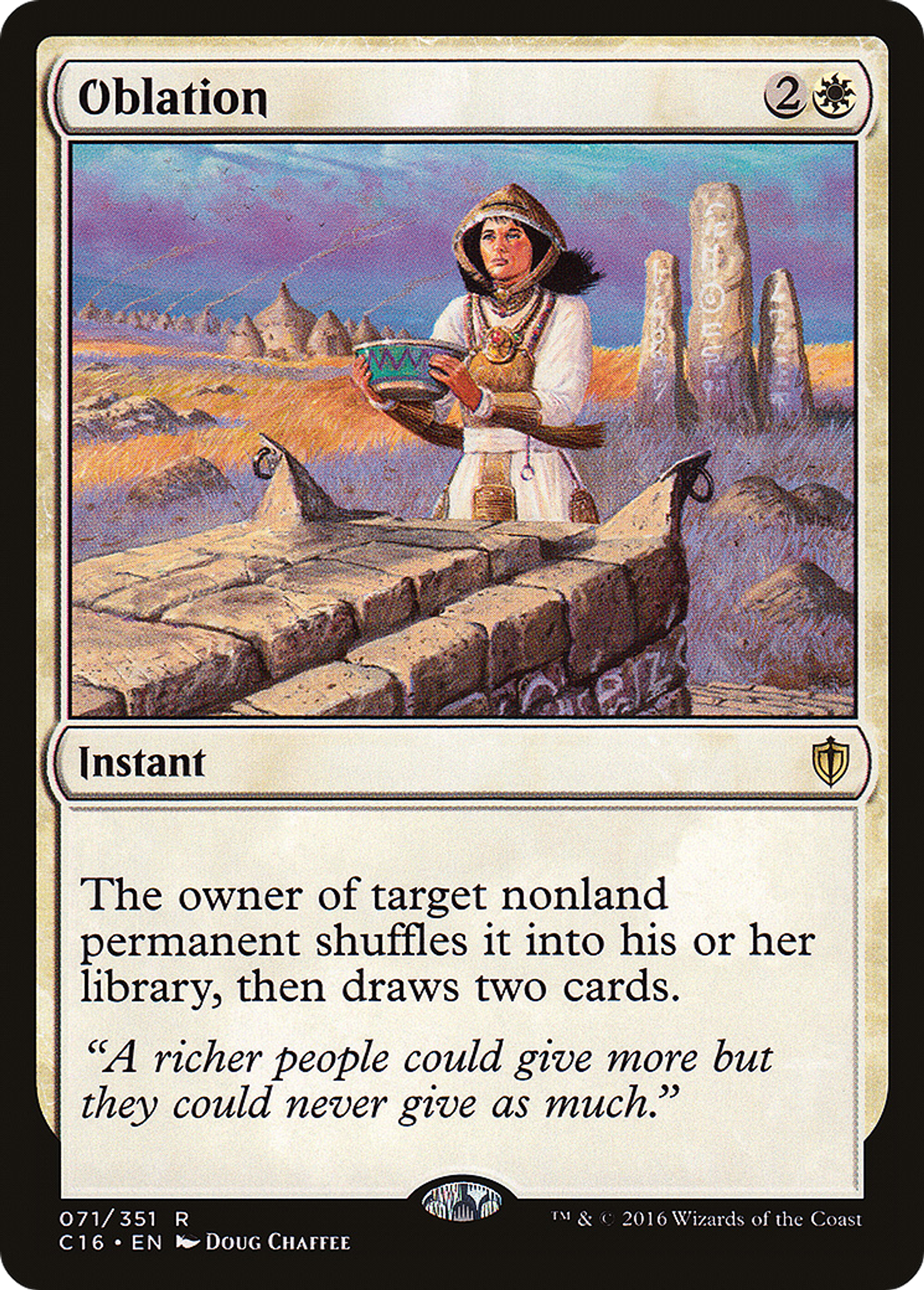 Oblation — Commander 2016 — Magic: The Gathering
