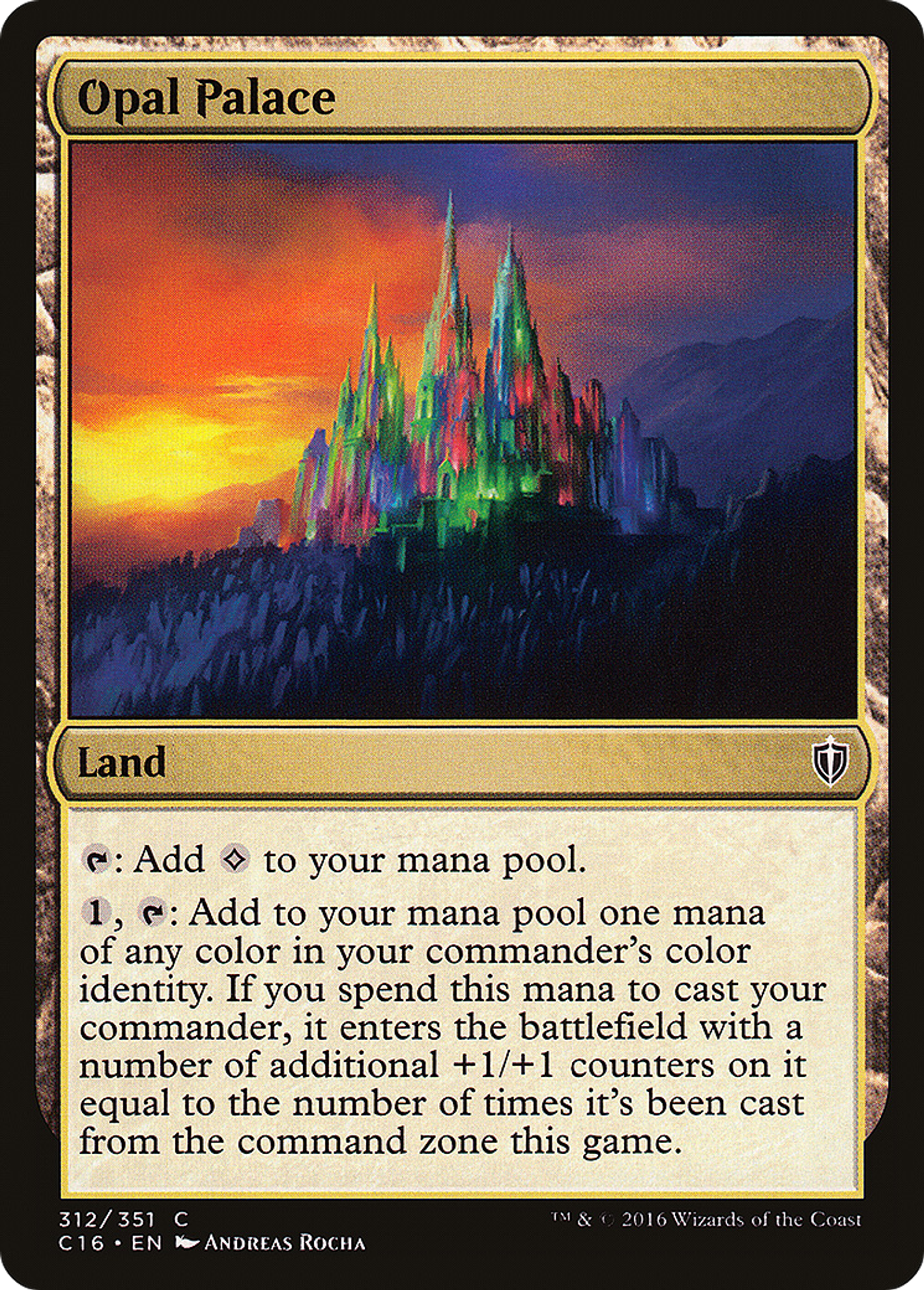 Opal Palace — Commander 2016 — Magic: The Gathering