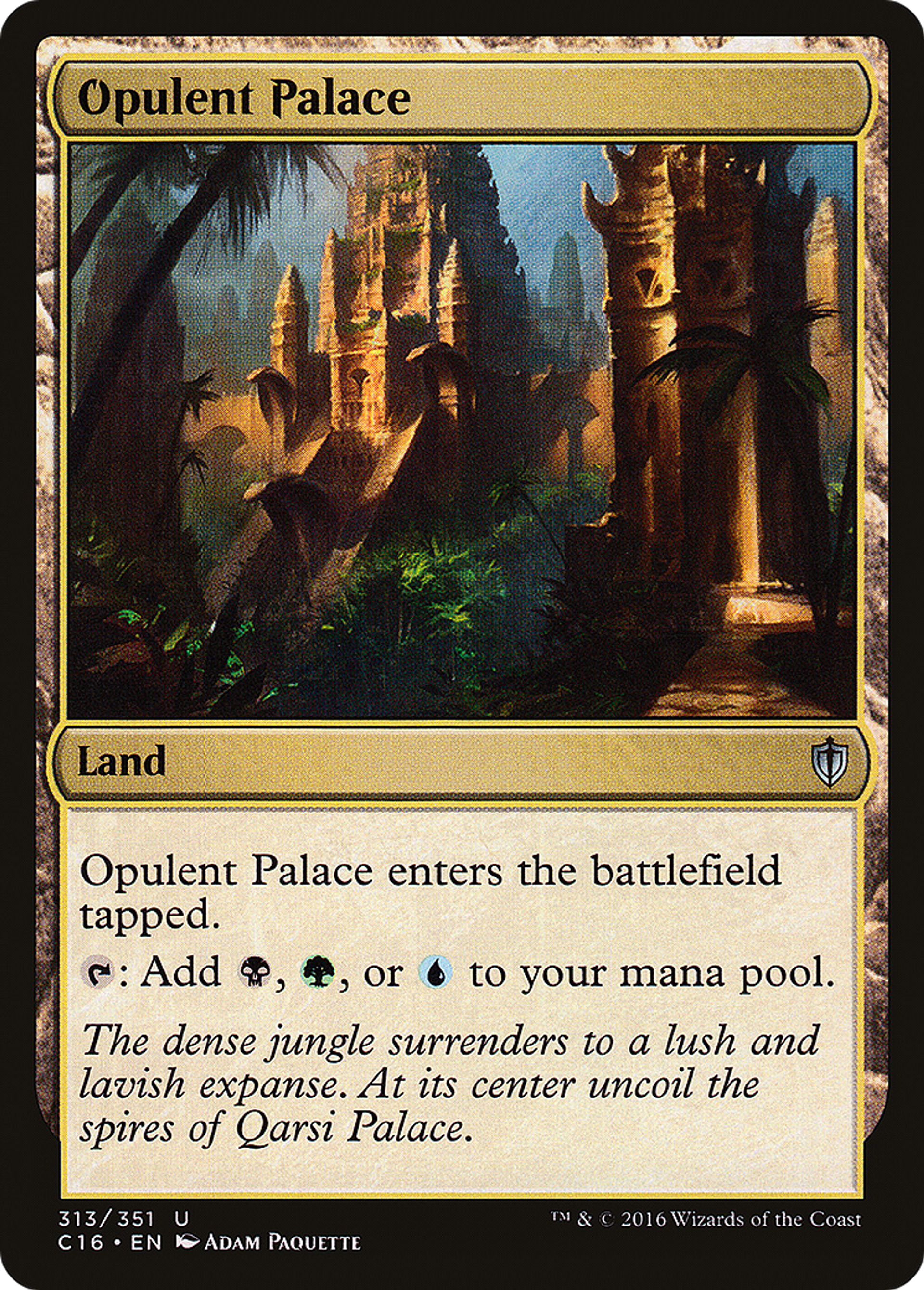 Opulent Palace — Commander 2016 — Magic: The Gathering