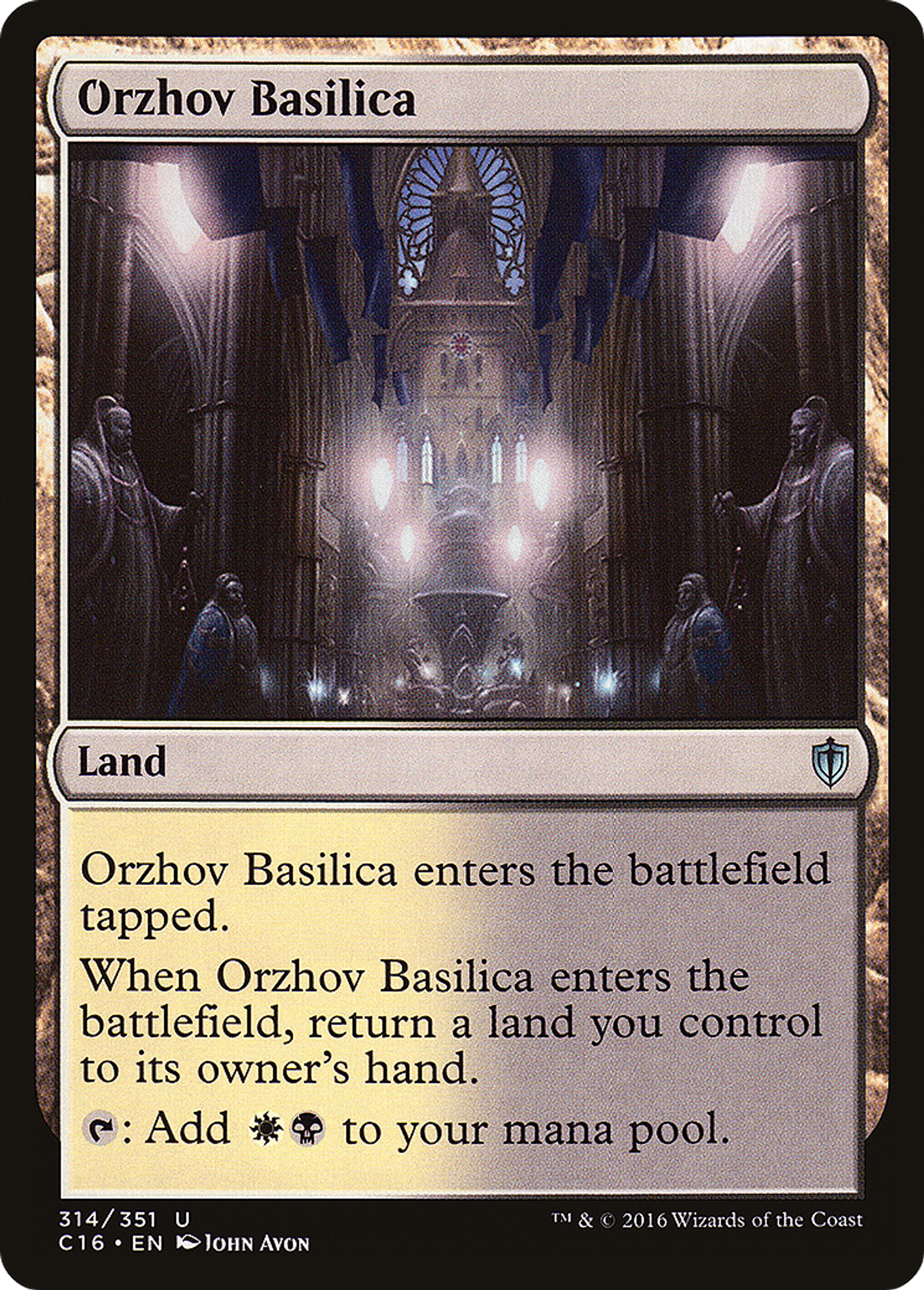 Orzhov Basilica — Commander 2016 — Magic: The Gathering