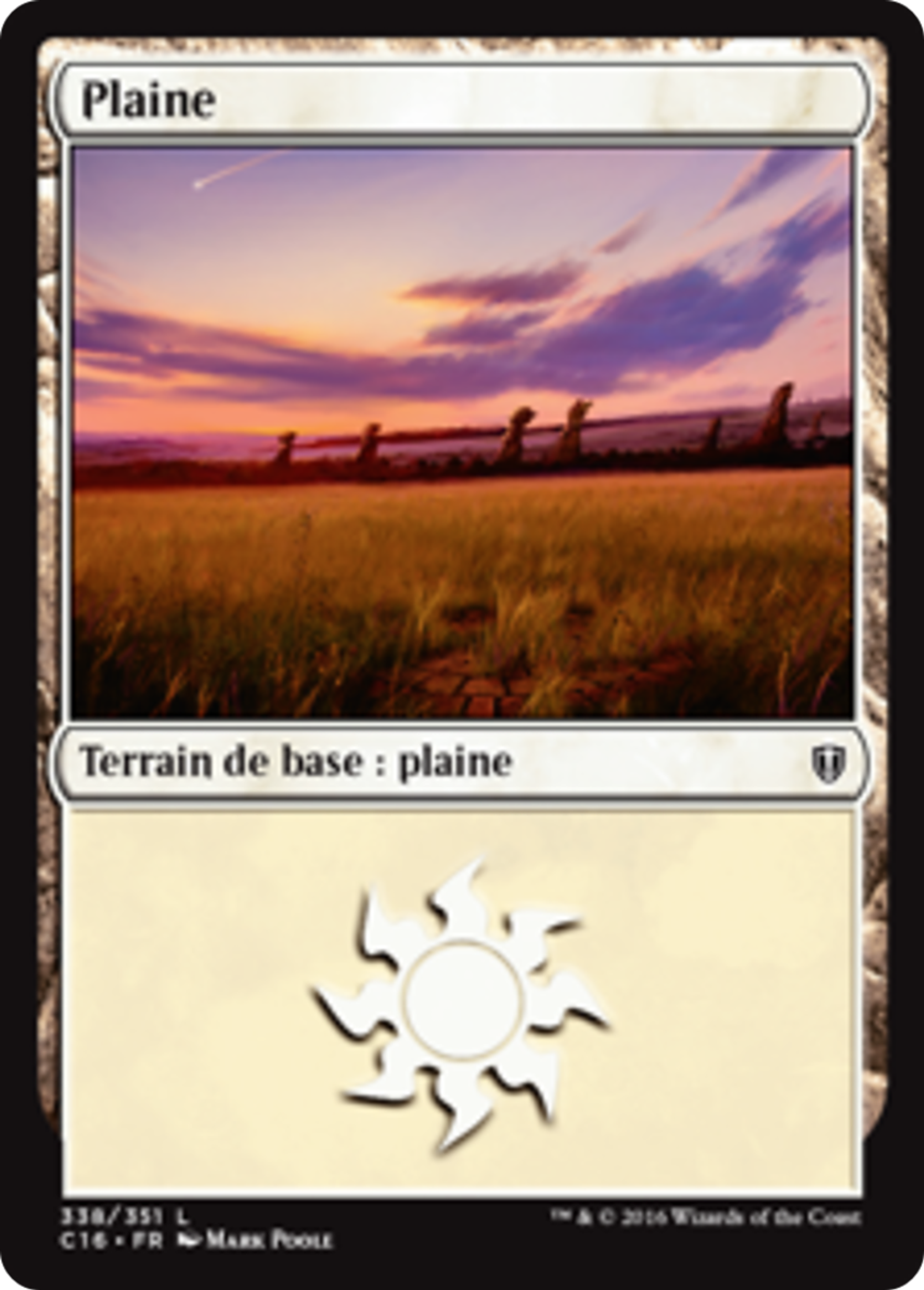 Plaine — Commander 2016 — Magic: The Gathering