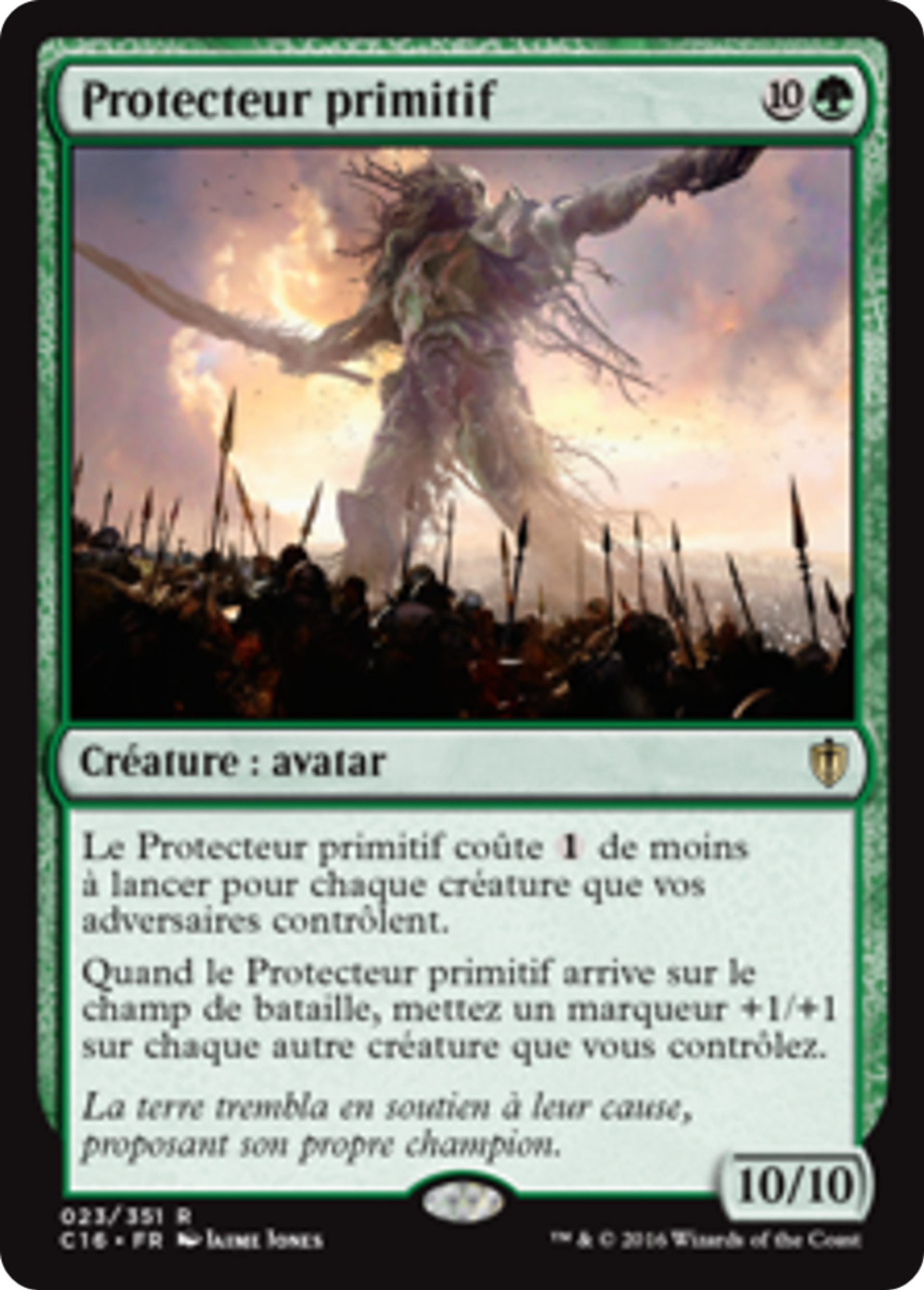Protecteur primitif — Commander 2016 — Magic: The Gathering