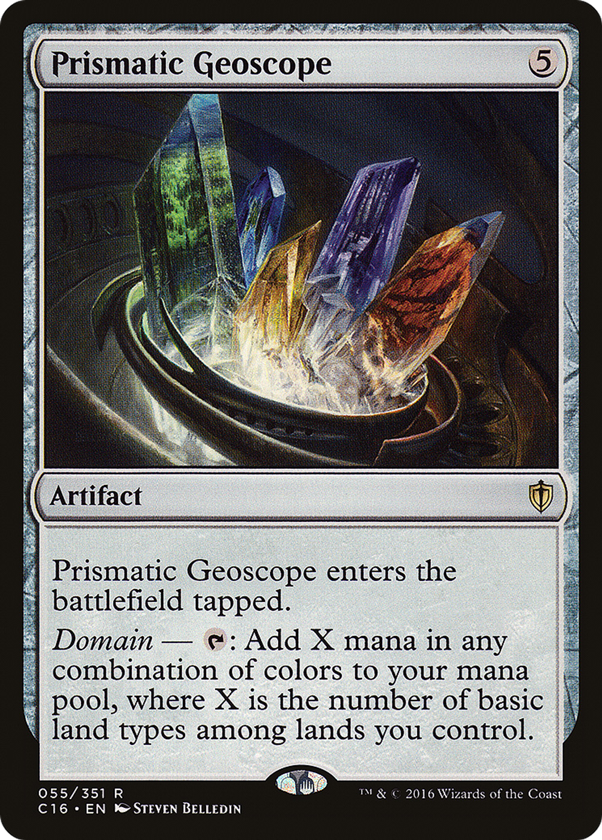 Prismatic Geoscope — Commander 2016 — Magic: The Gathering