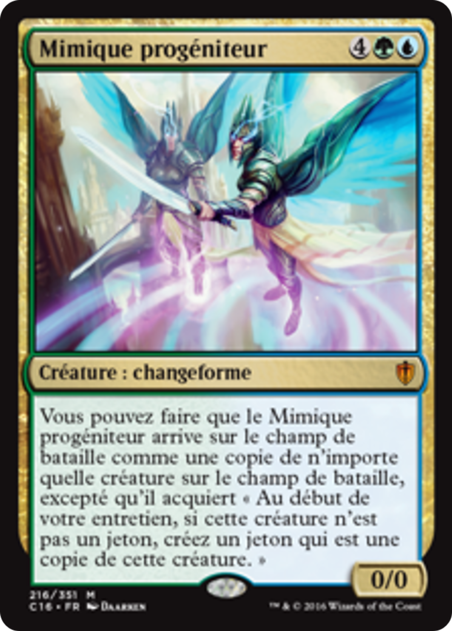 Mimique progéniteur — Commander 2016 — Magic: The Gathering