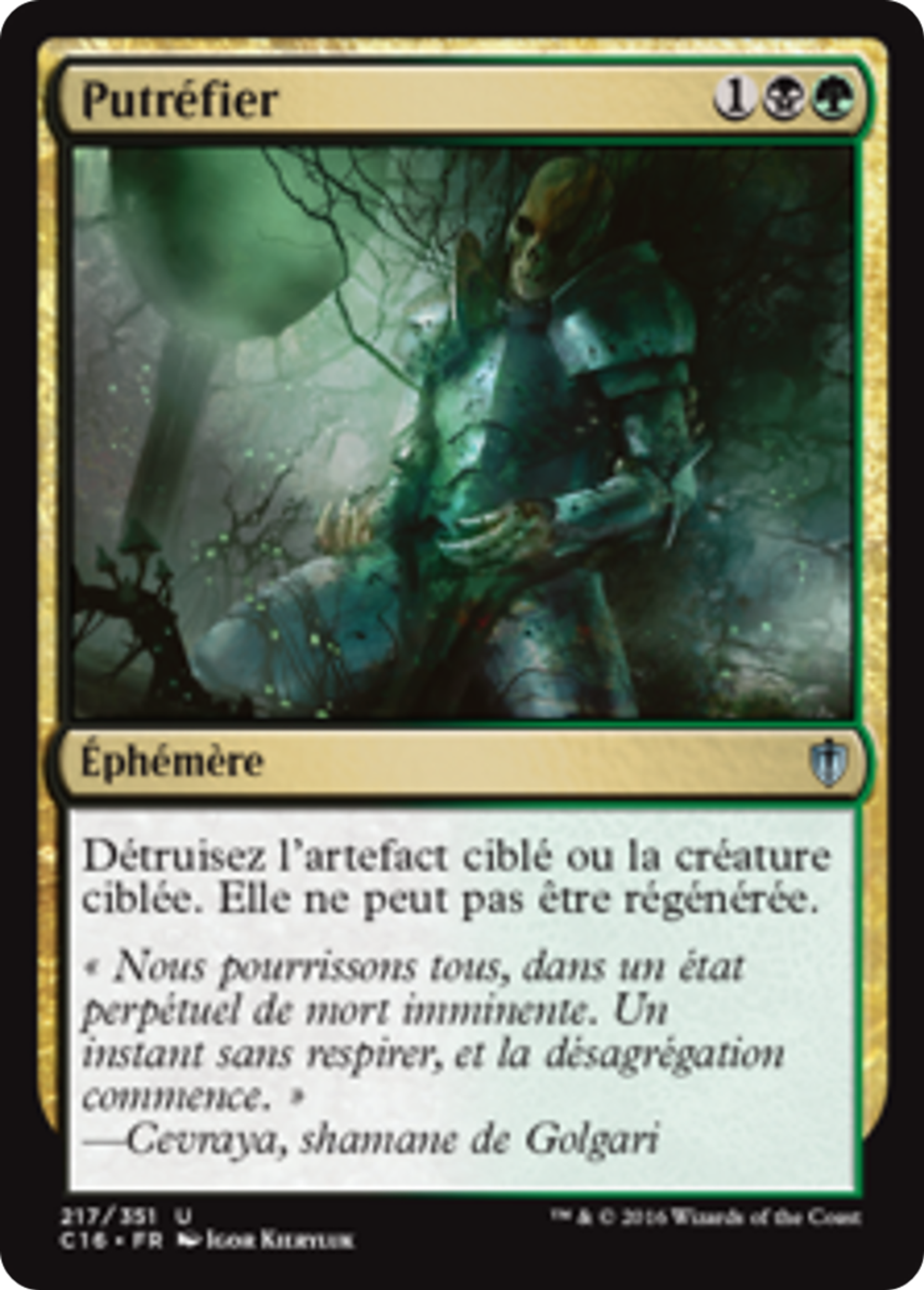 Putréfier — Commander 2016 — Magic: The Gathering