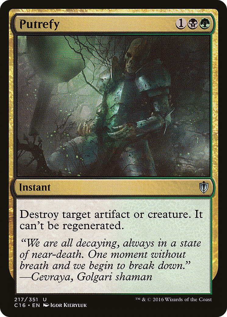 Putrefy — Commander 2016 — Magic: The Gathering