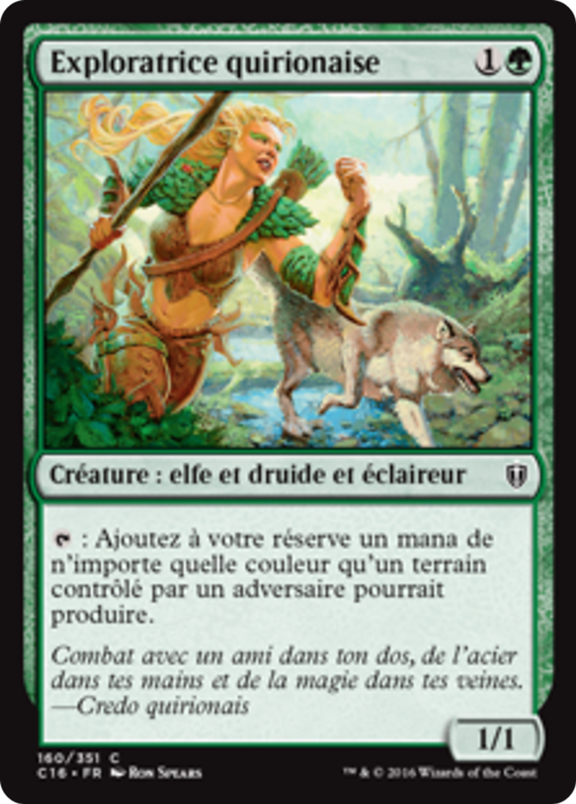 Exploratrice quirionaise — Commander 2016 — Magic: The Gathering