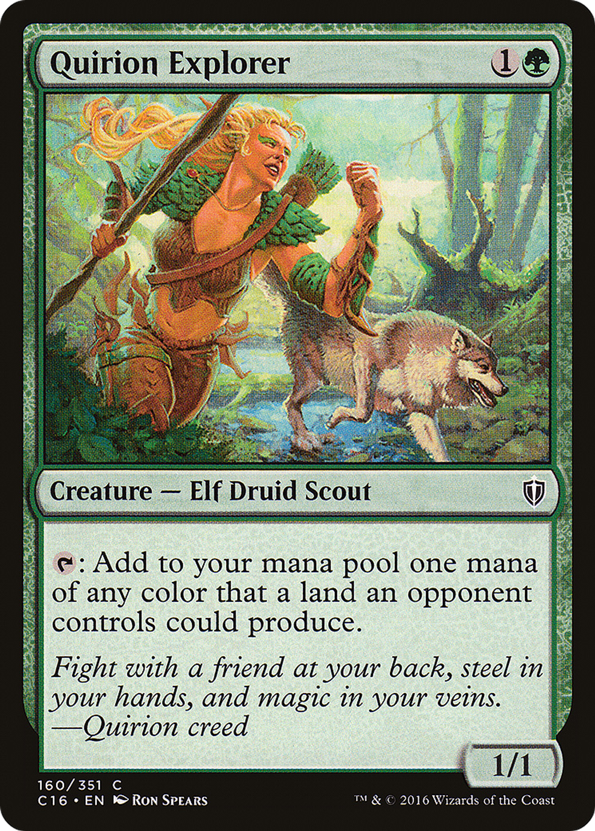 Quirion Explorer — Commander 2016 — Magic: The Gathering