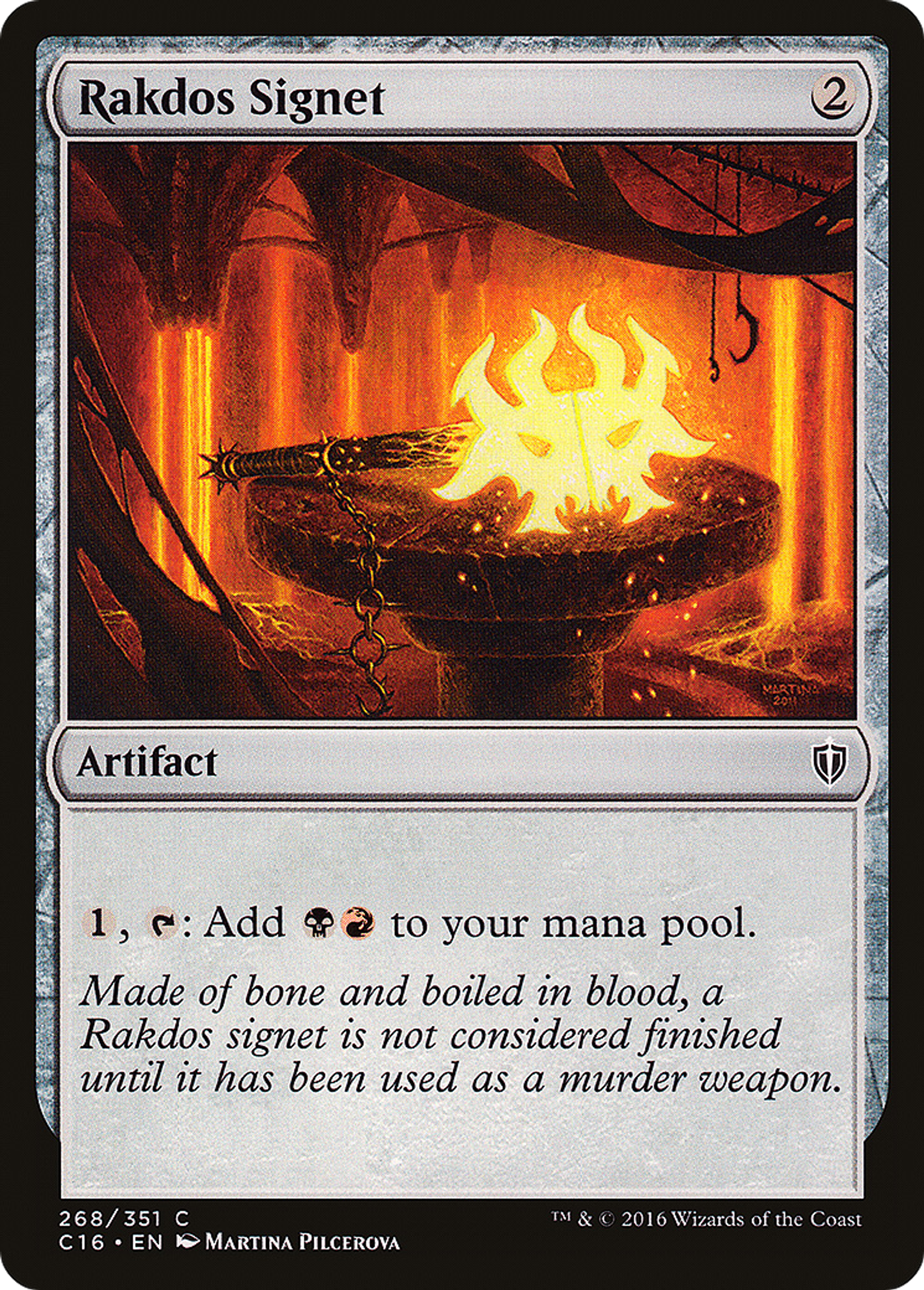 Rakdos Signet — Commander 2016 — Magic: The Gathering