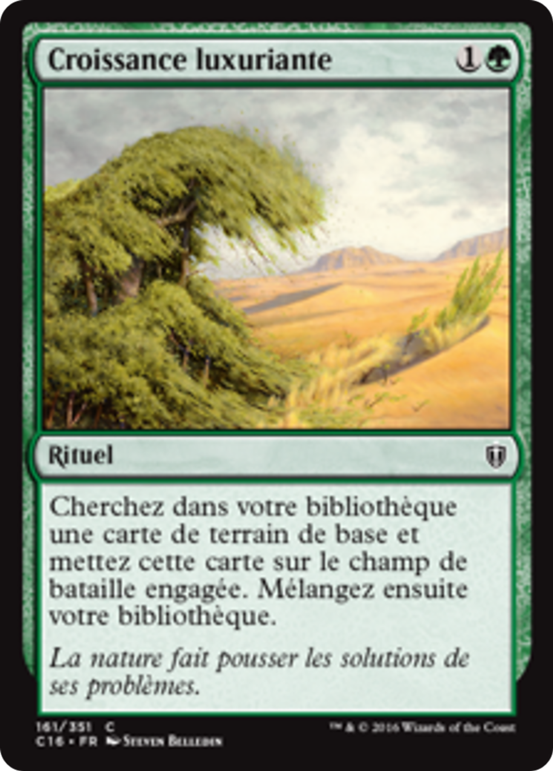 Croissance luxuriante — Commander 2016 — Magic: The Gathering
