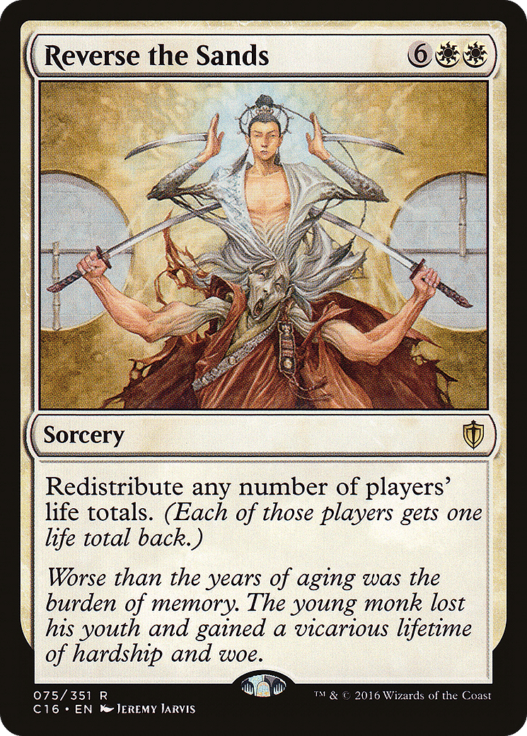 Reverse the Sands — Commander 2016 — Magic: The Gathering
