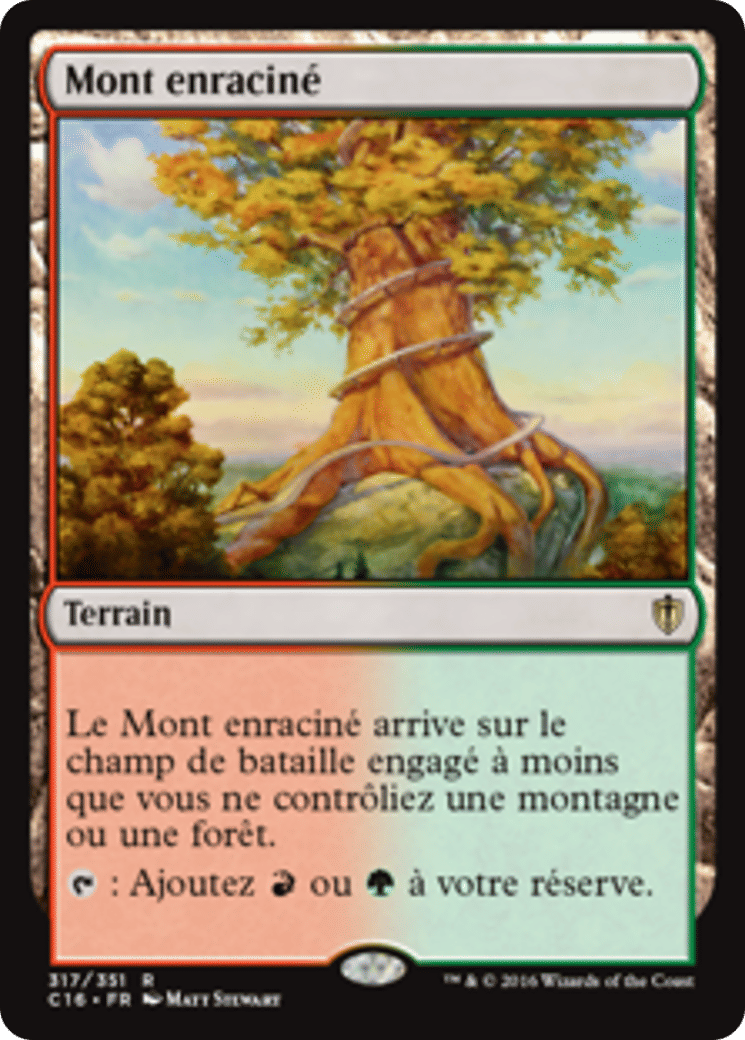 Mont enraciné — Commander 2016 — Magic: The Gathering