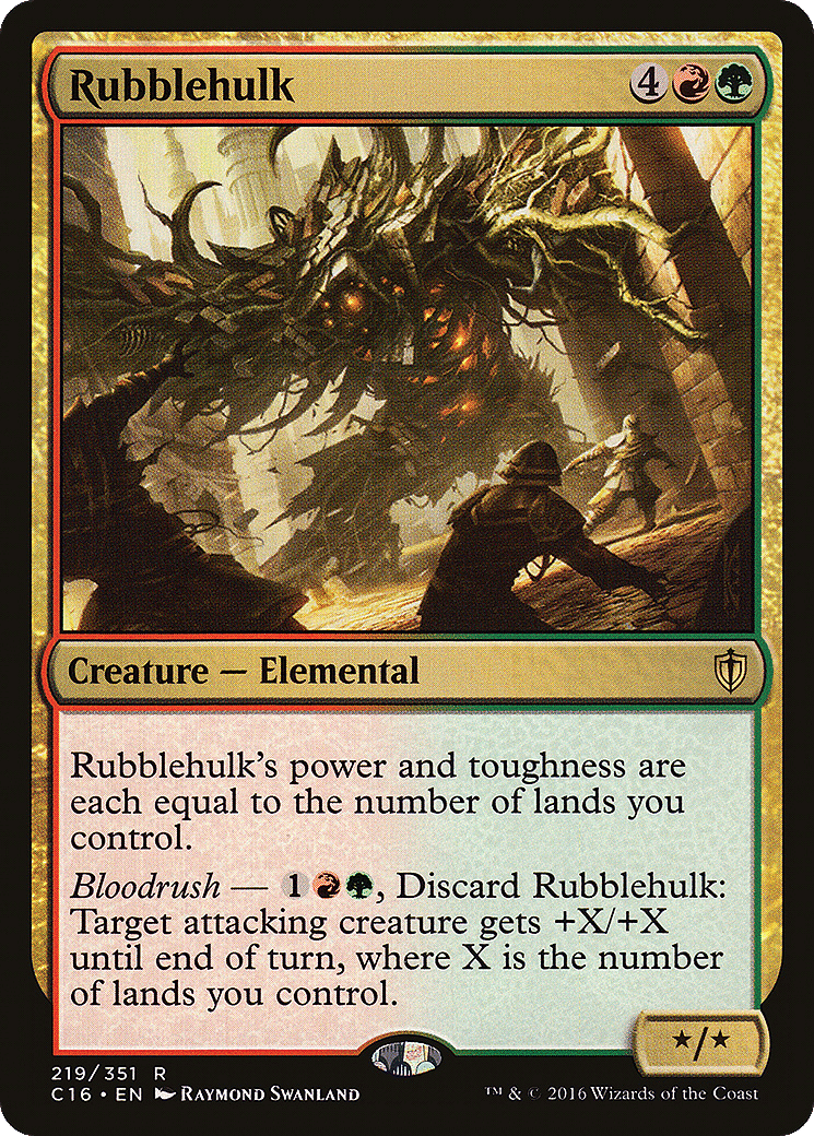 Rubblehulk — Commander 2016 — Magic: The Gathering