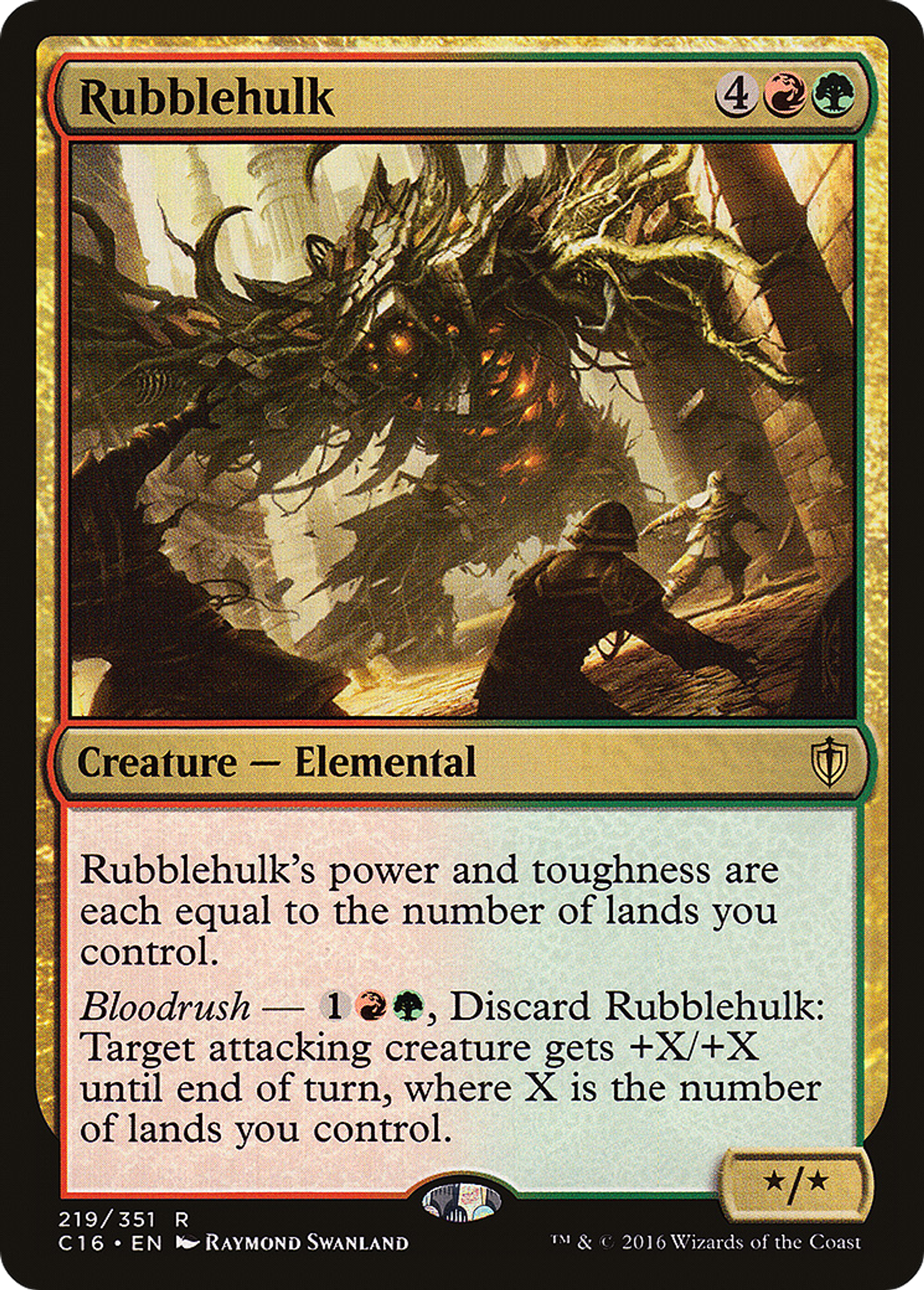 Rubblehulk — Commander 2016 — Magic: The Gathering