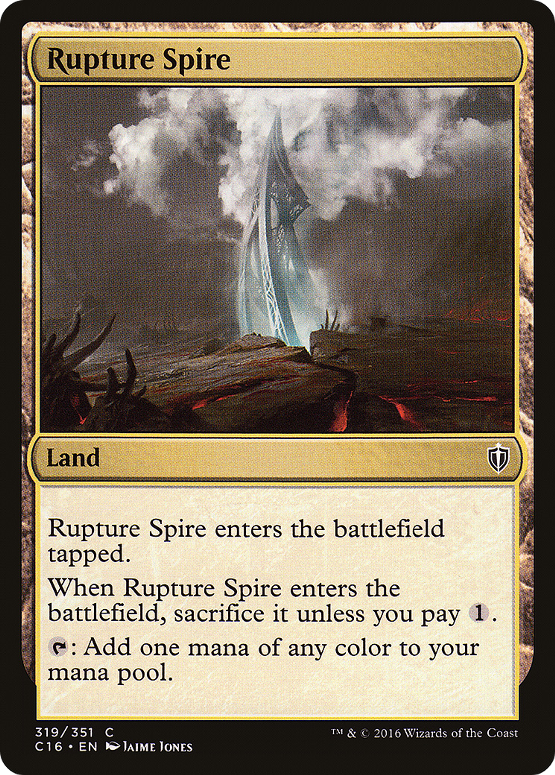 Rupture Spire — Commander 2016 — Magic: The Gathering