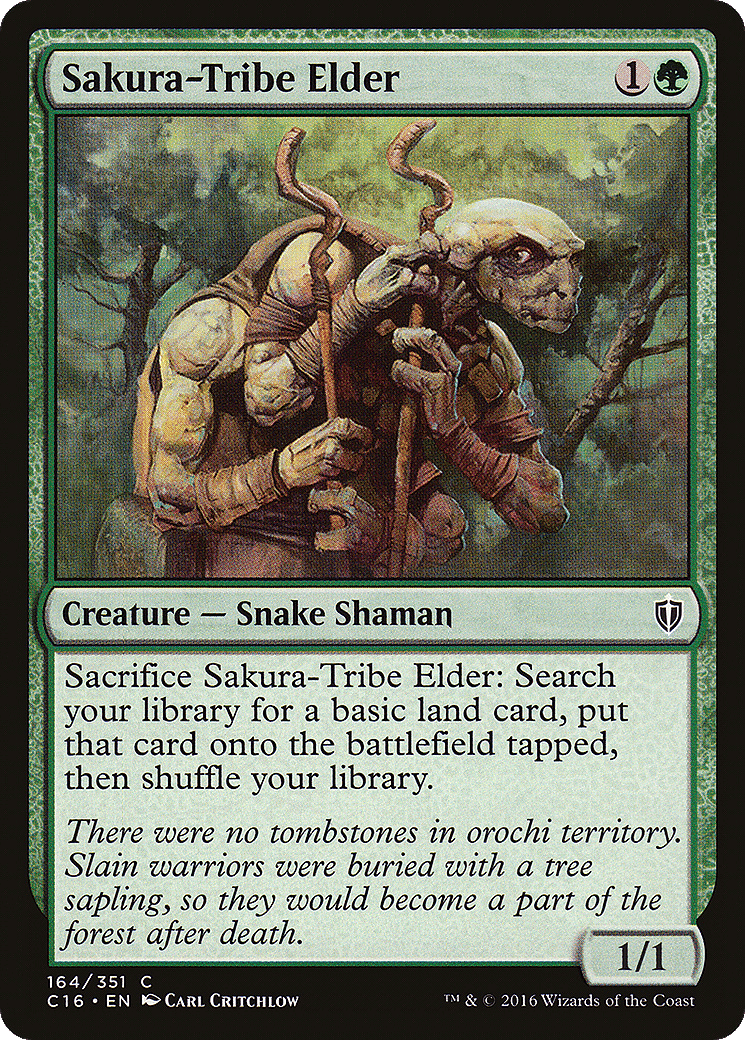 Sakura-Tribe Elder — Commander 2016 — Magic: The Gathering