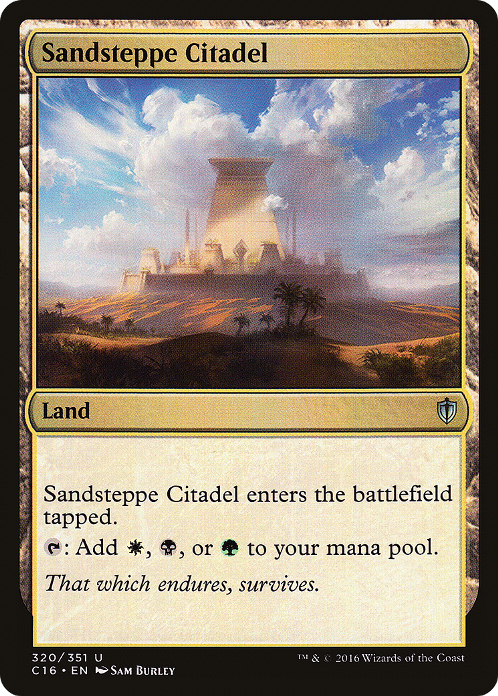 Sandsteppe Citadel — Commander 2016 — Magic: The Gathering