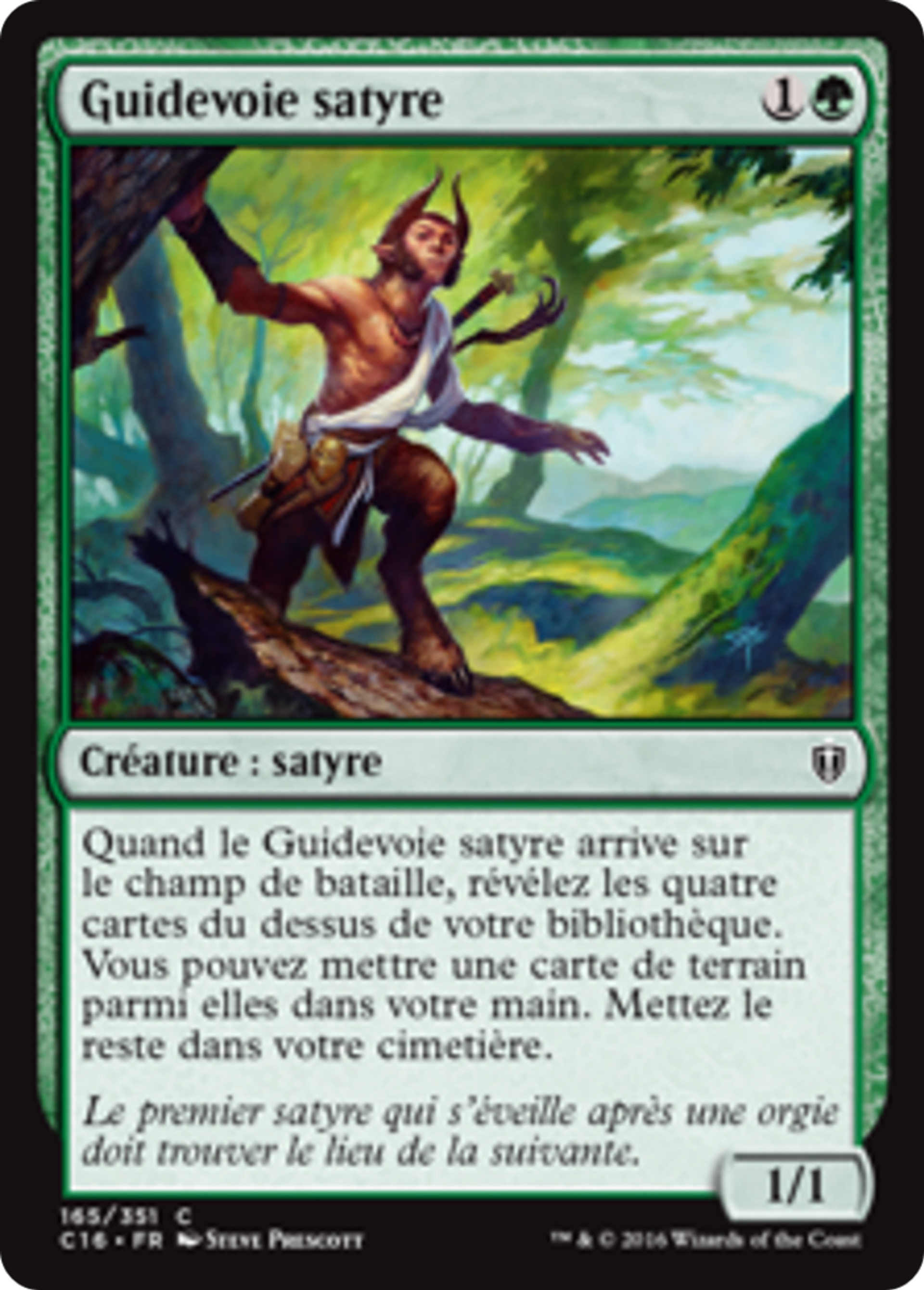 Guidevoie satyre — Commander 2016 — Magic: The Gathering