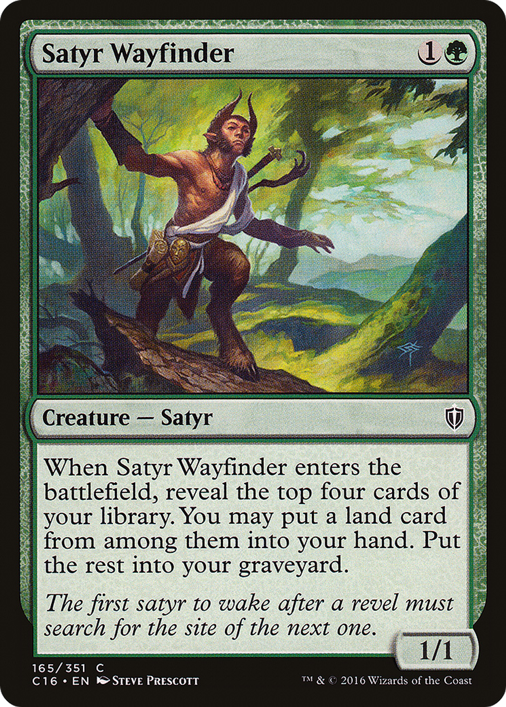 Satyr Wayfinder — Commander 2016 — Magic: The Gathering