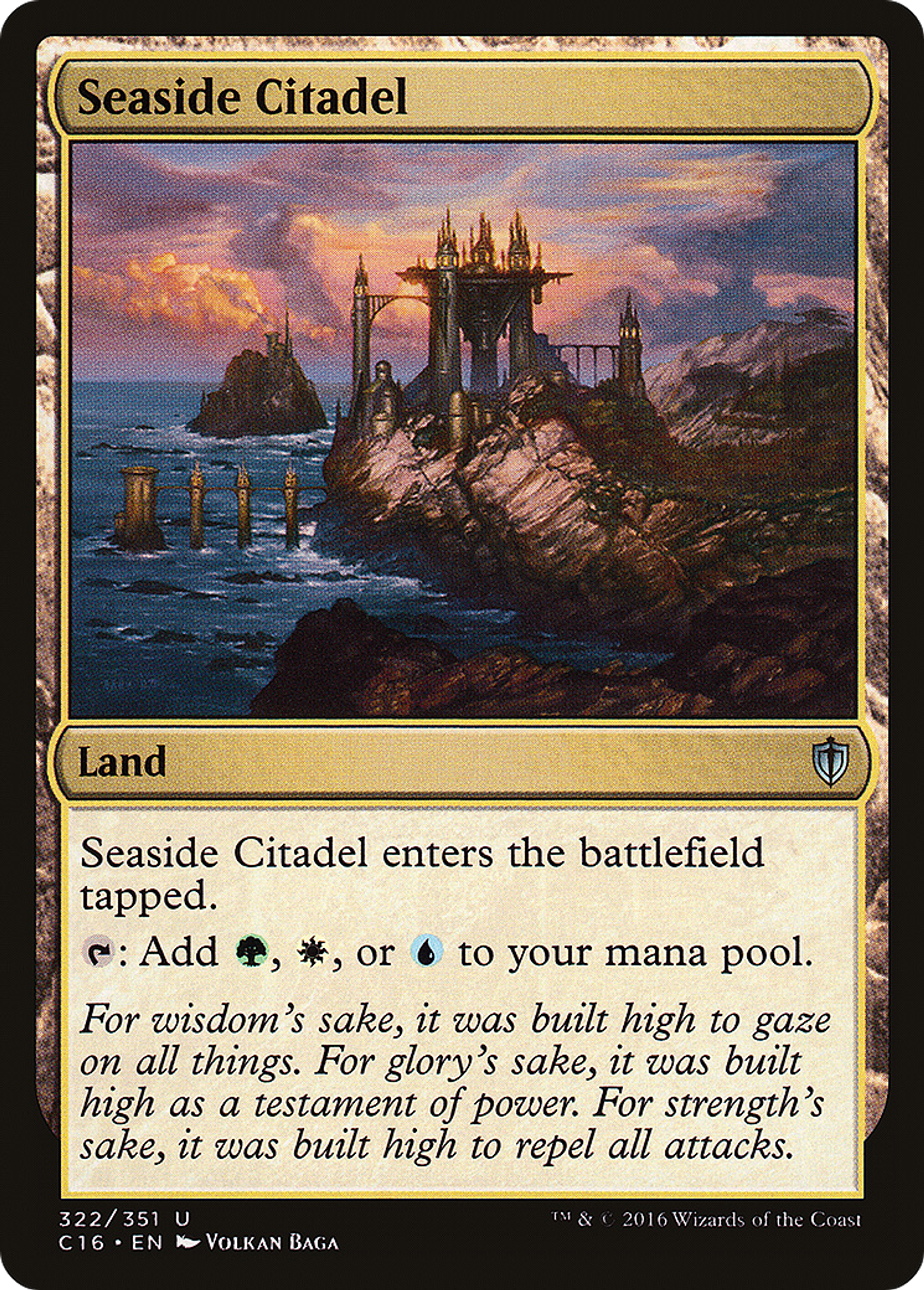 Seaside Citadel — Commander 2016 — Magic: The Gathering