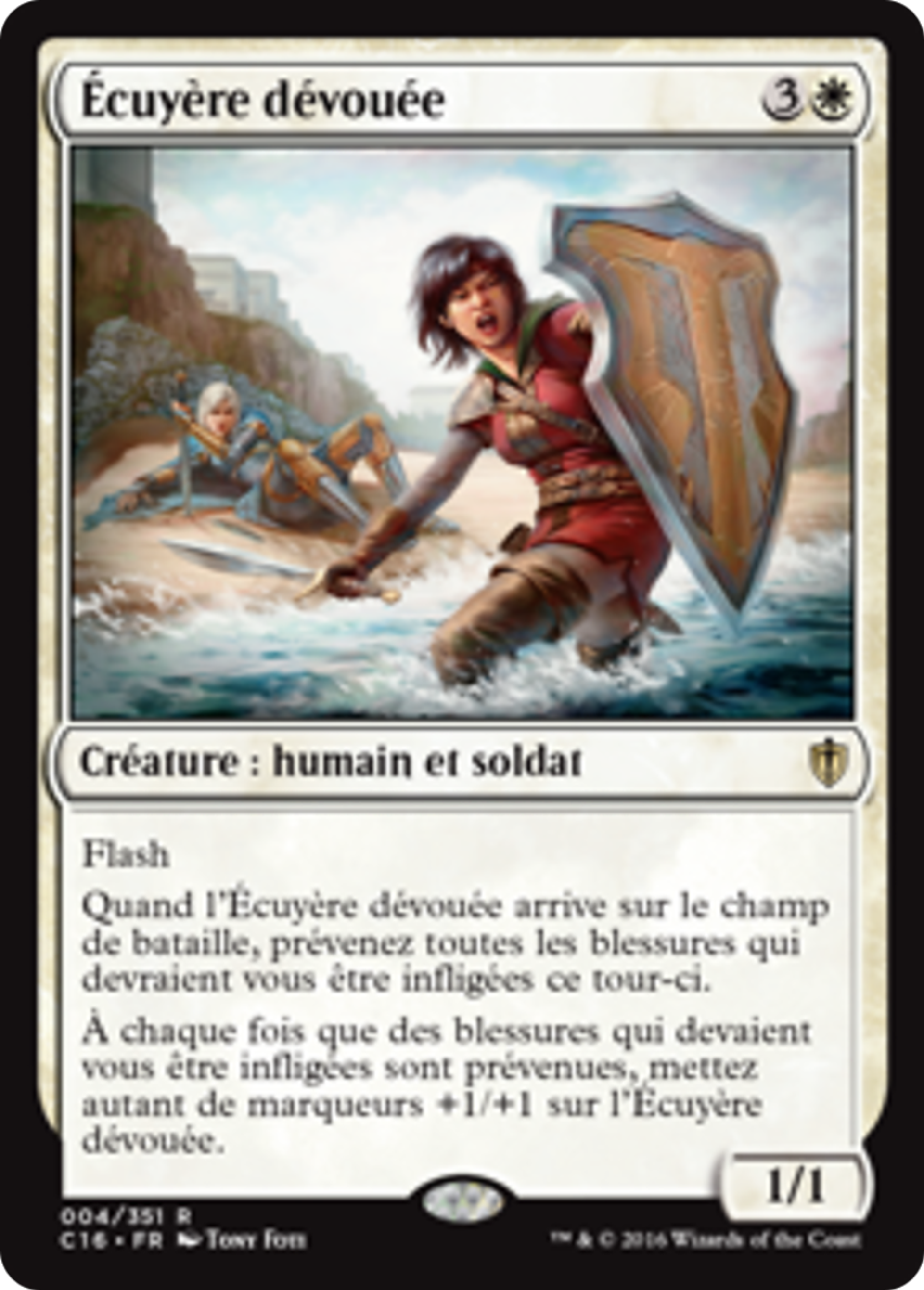 Écuyère dévouée — Commander 2016 — Magic: The Gathering