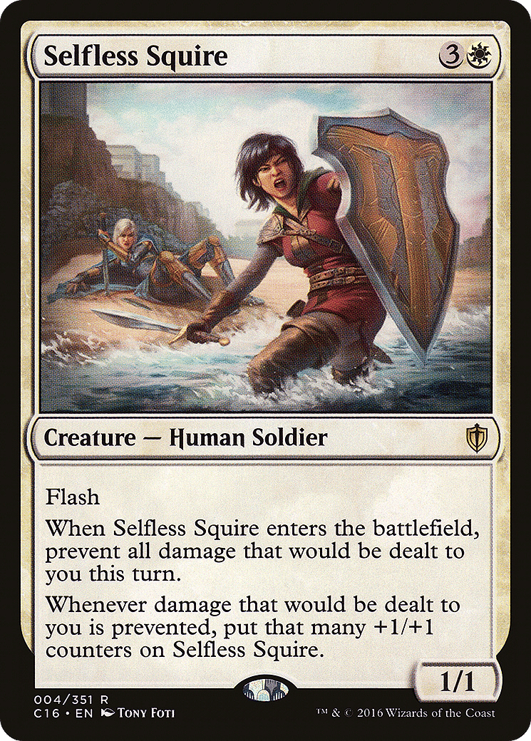 Selfless Squire — Commander 2016 — Magic: The Gathering