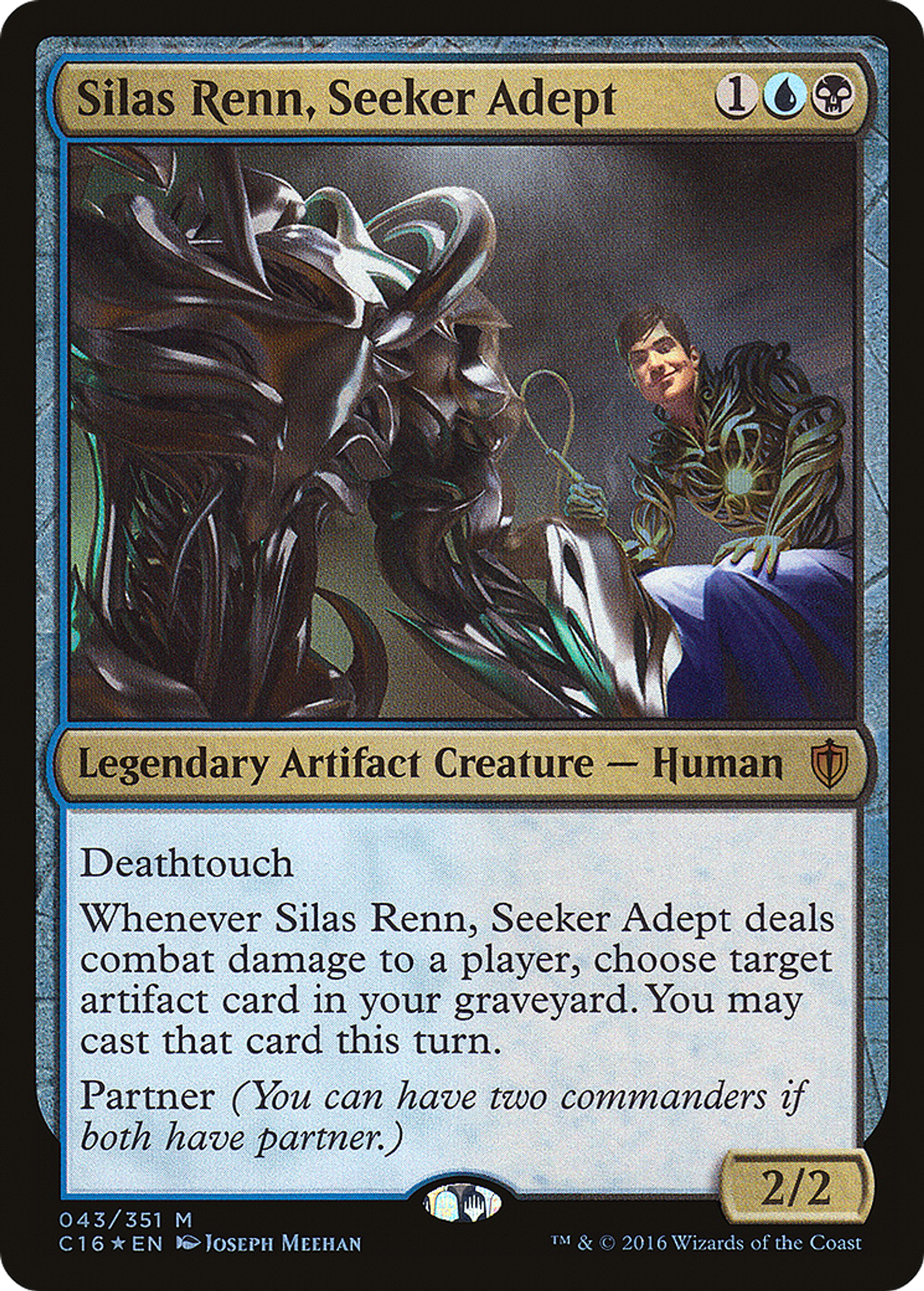 Silas Renn, Seeker Adept — Commander 2016 — Magic: The Gathering