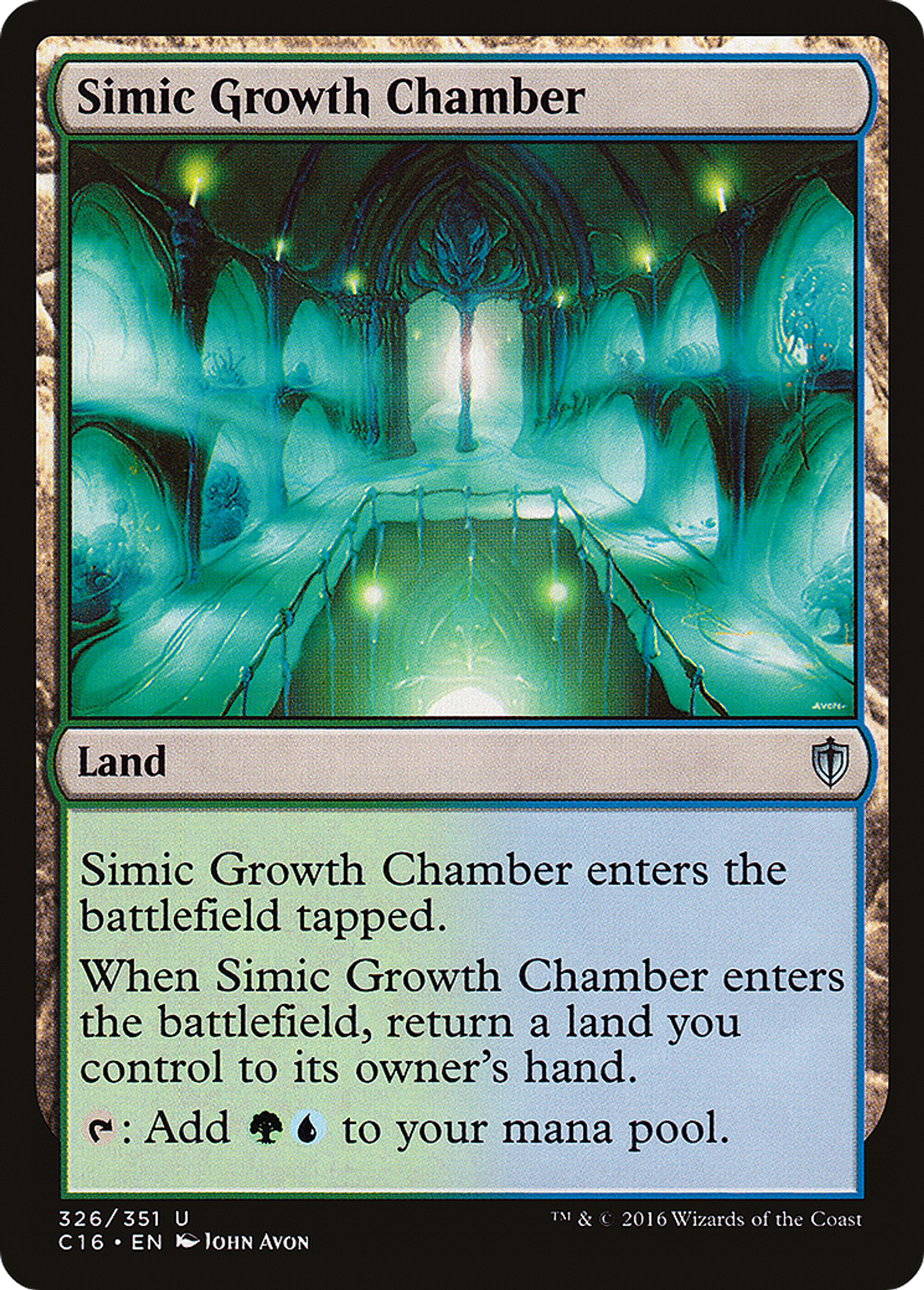 Simic Growth Chamber — Commander 2016 — Magic: The Gathering