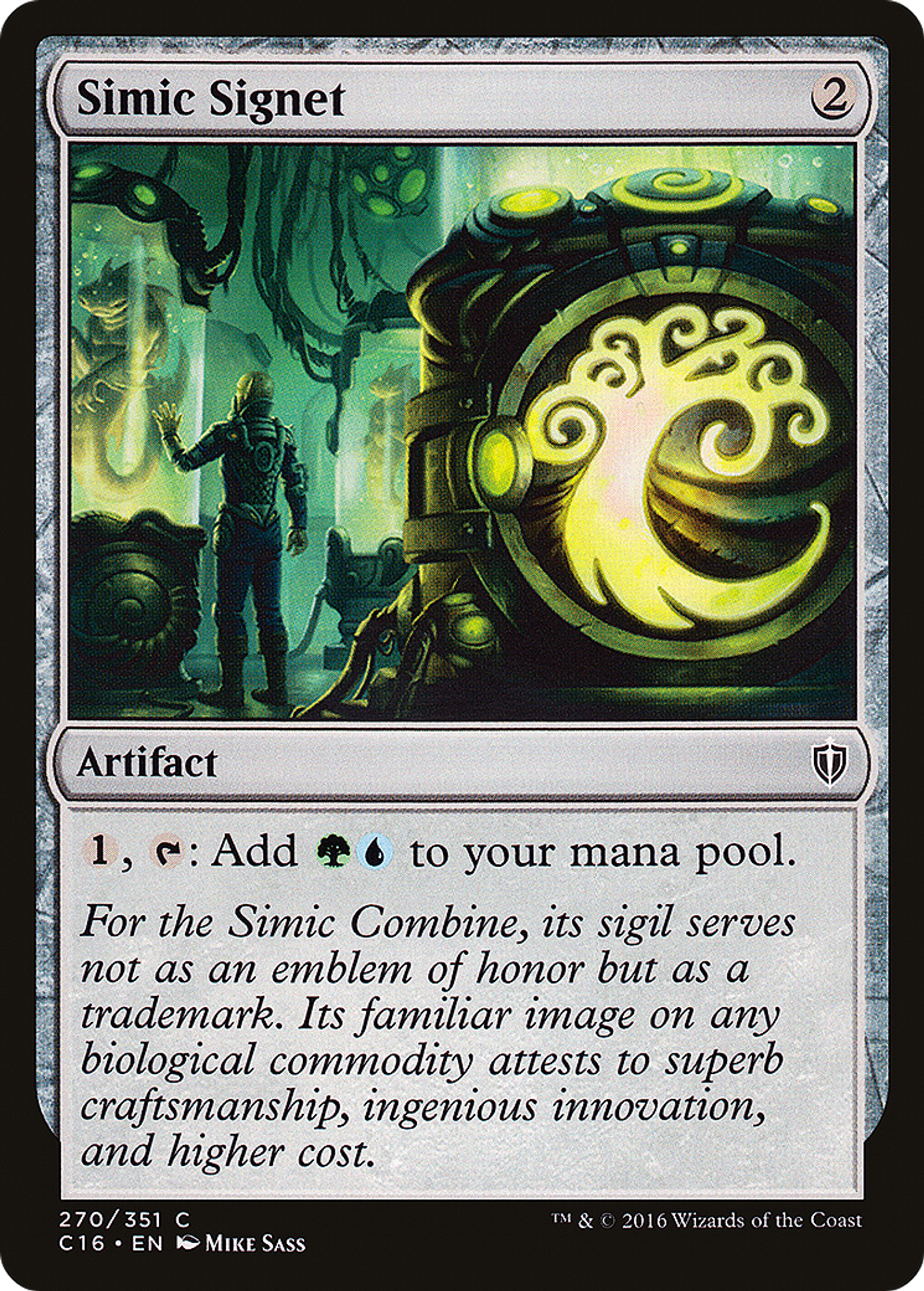 Simic Signet — Commander 2016 — Magic: The Gathering