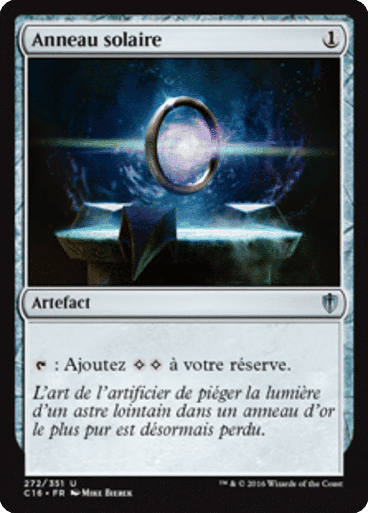 Anneau solaire — Commander 2016 — Magic: The Gathering