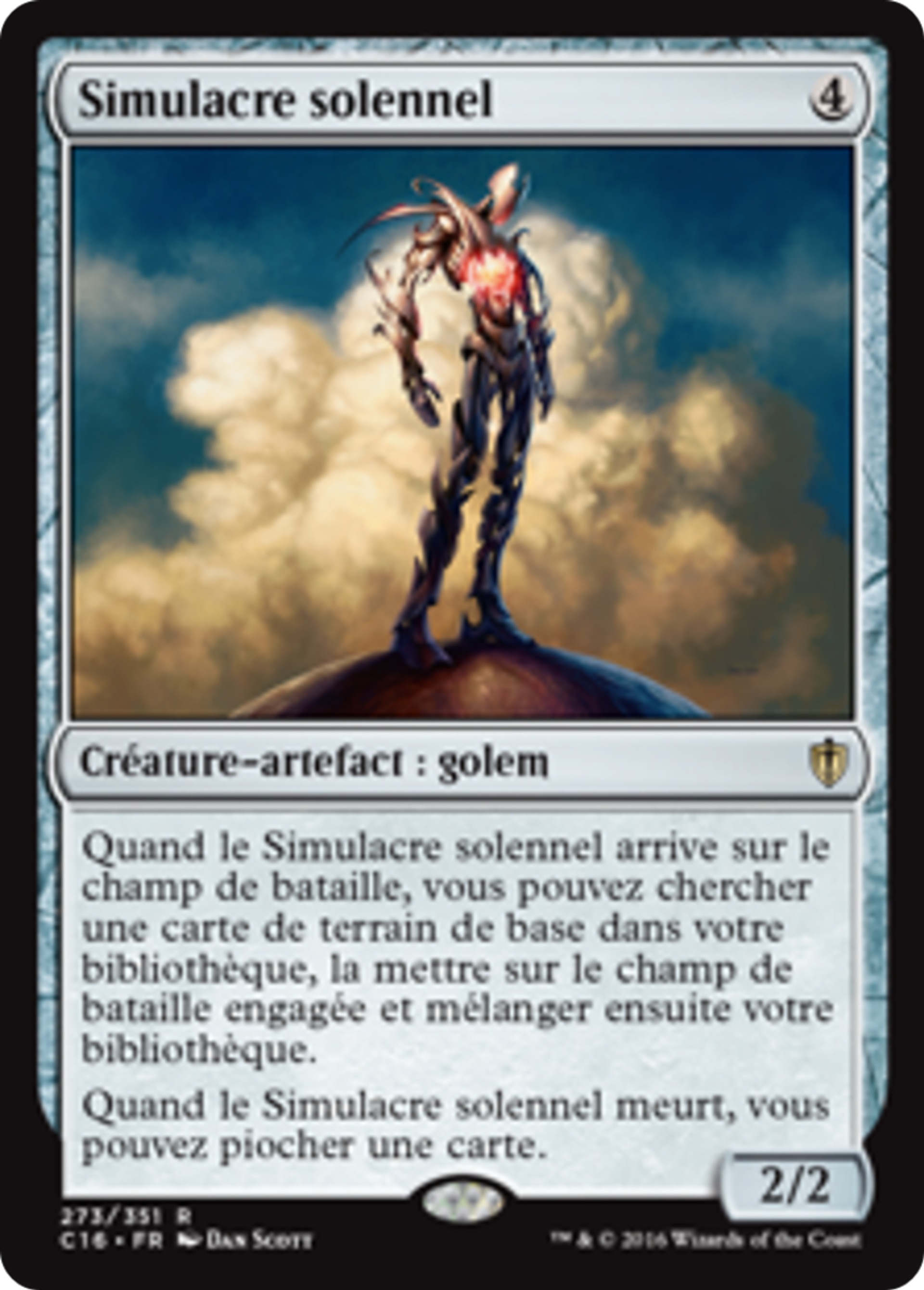 Simulacre solennel — Commander 2016 — Magic: The Gathering