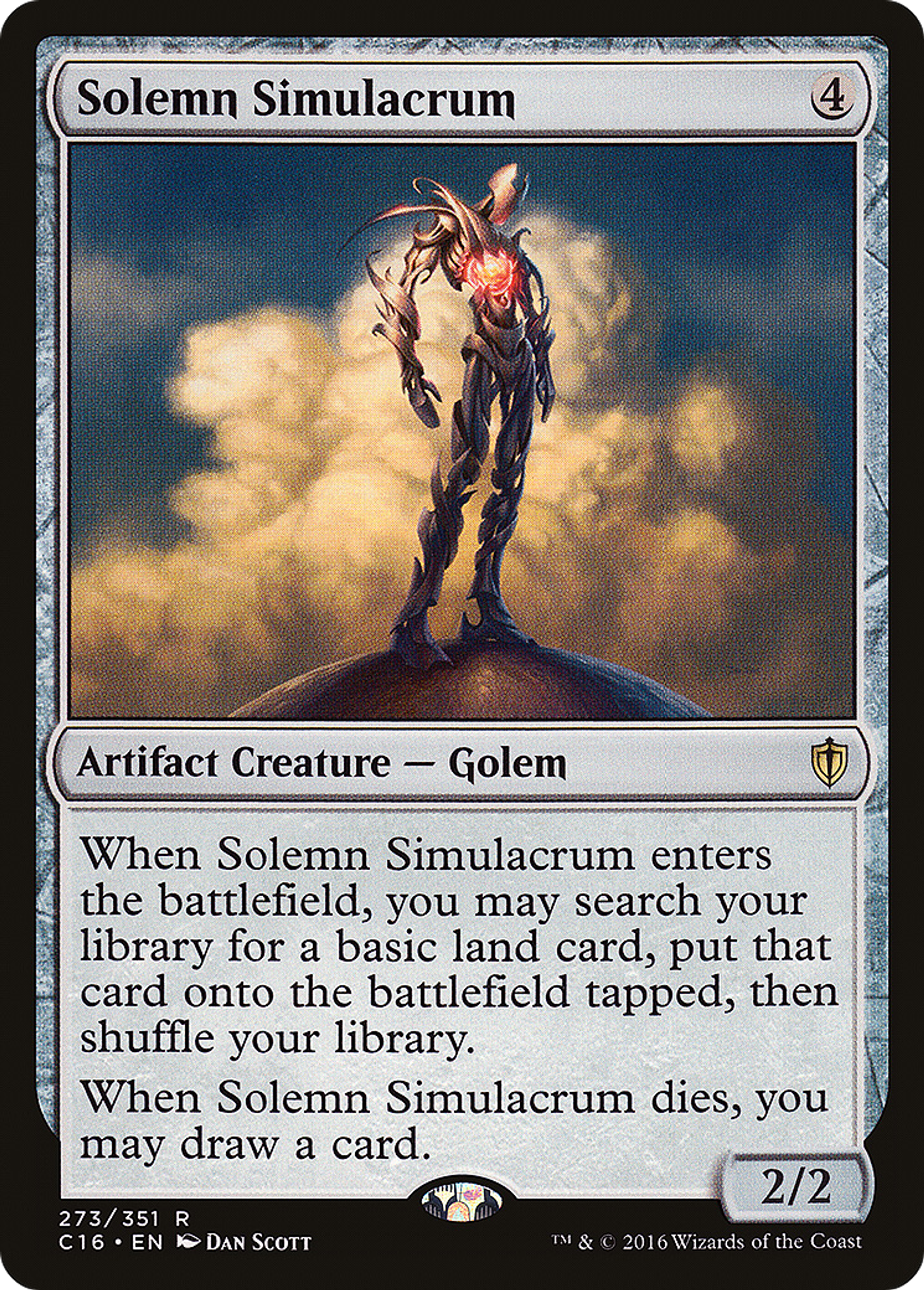 Solemn Simulacrum — Commander 2016 — Magic: The Gathering
