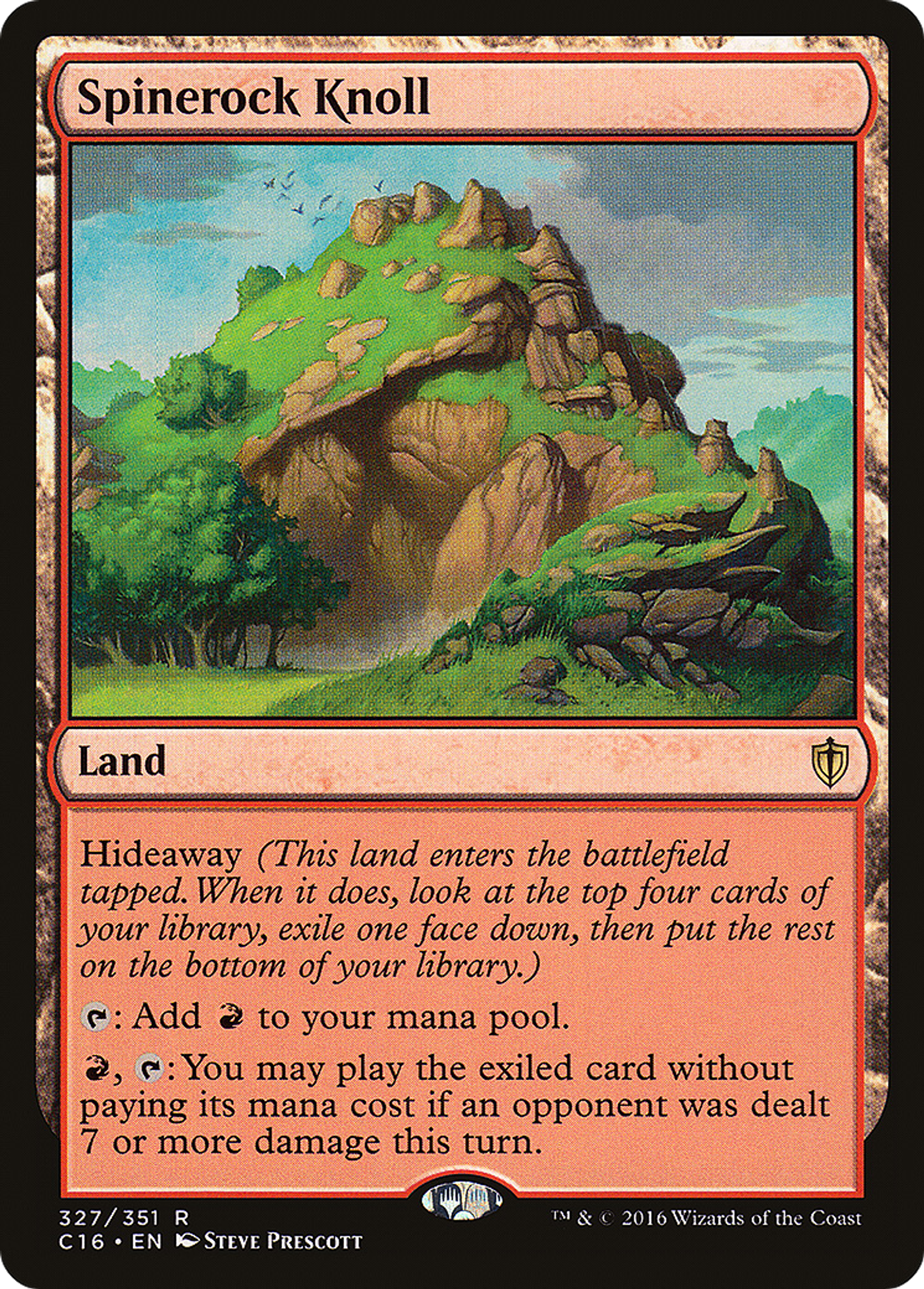 Spinerock Knoll — Commander 2016 — Magic: The Gathering