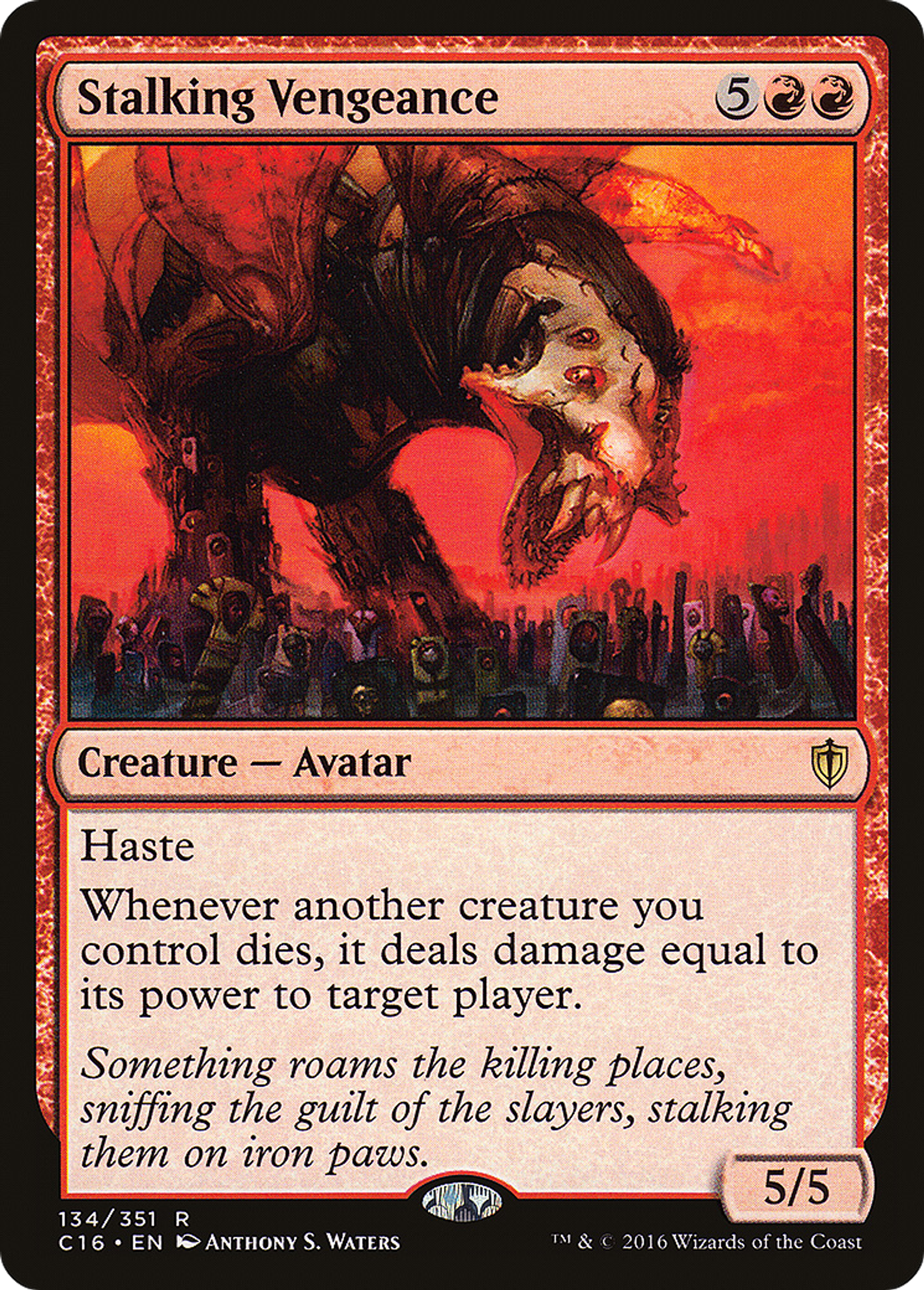 Stalking Vengeance — Commander 2016 — Magic: The Gathering
