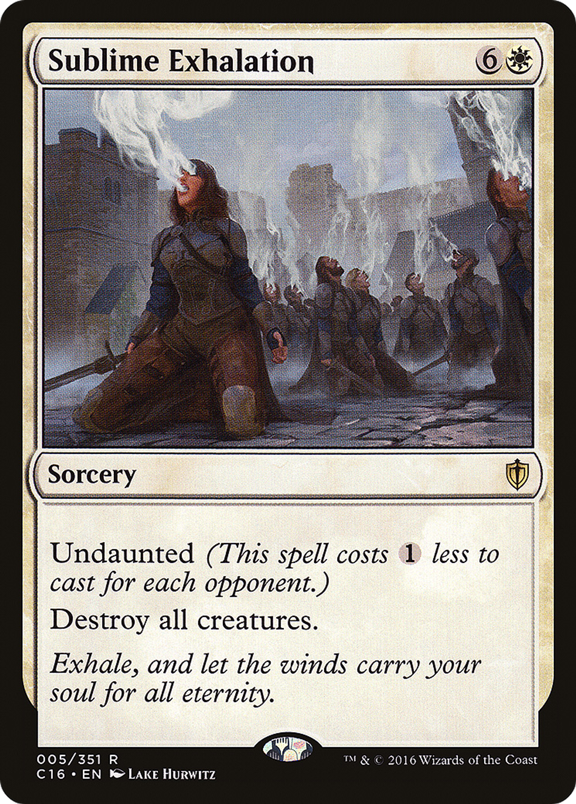 Sublime Exhalation — Commander 2016 — Magic: The Gathering