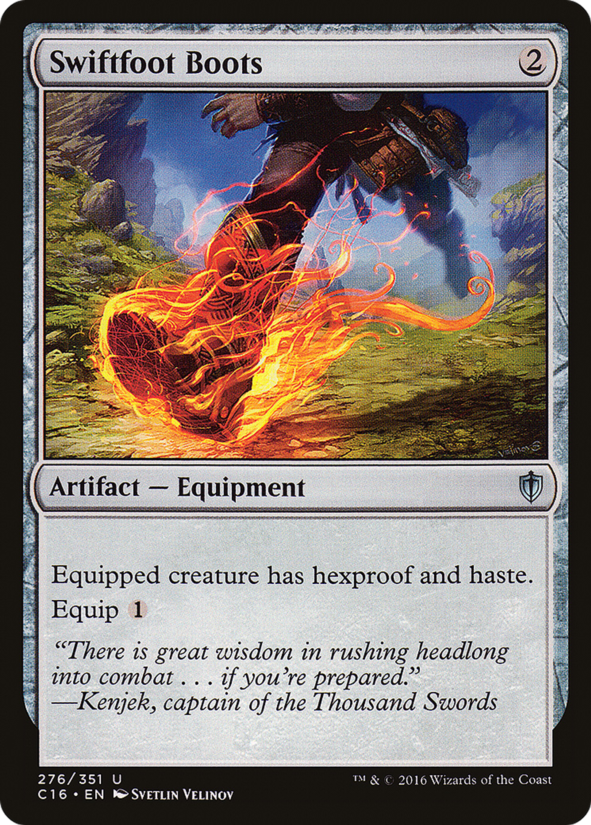 Swiftfoot Boots — Commander 2016 — Magic: The Gathering