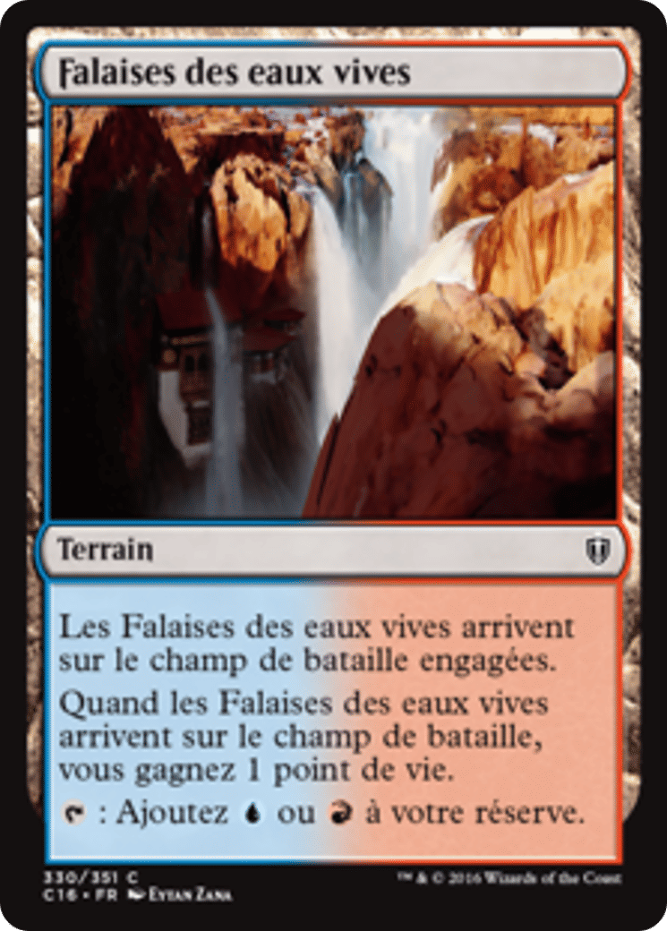 Falaises des eaux vives — Commander 2016 — Magic: The Gathering